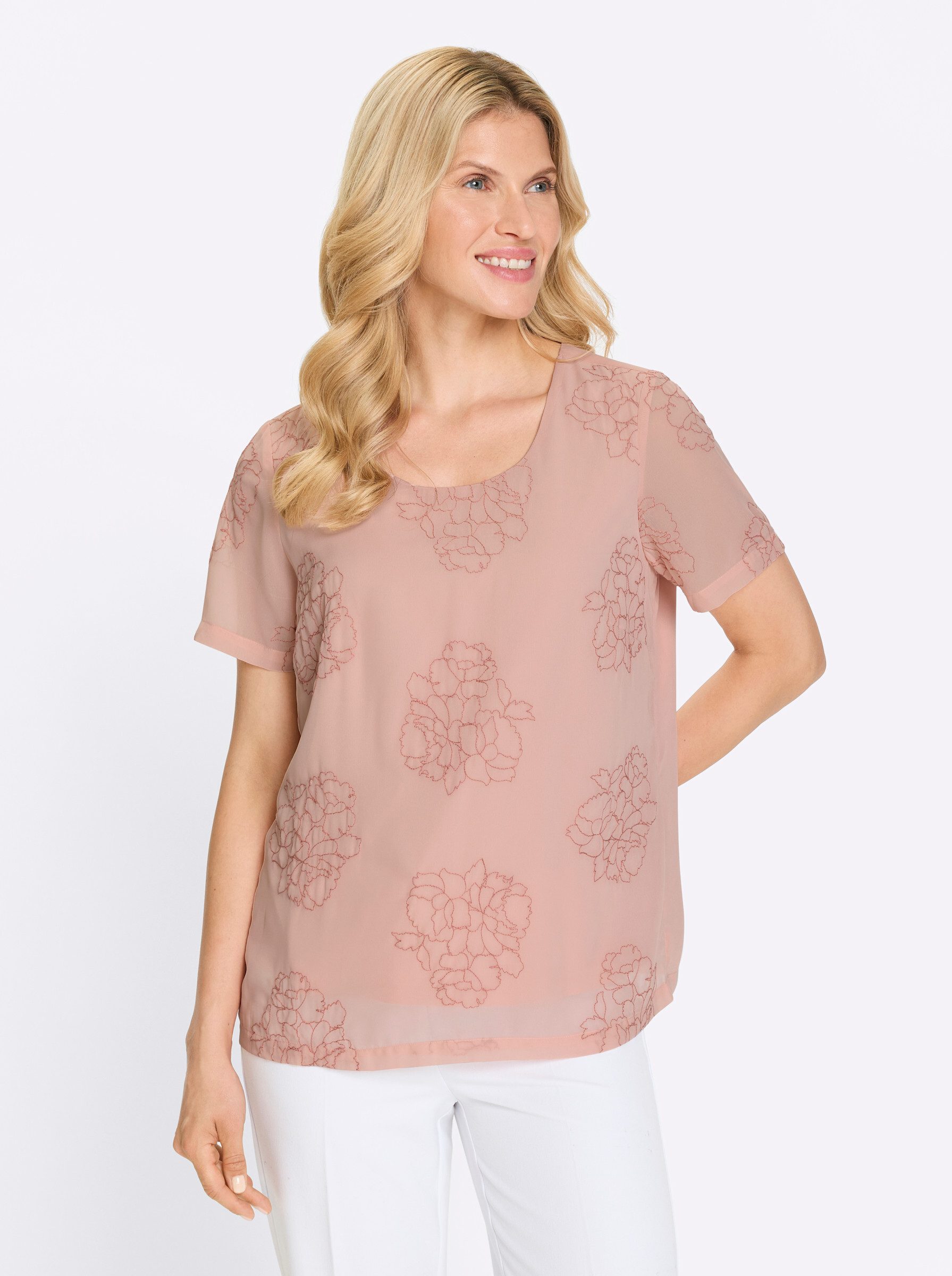 T-Shirt Shirt-Bluse Kurzarm