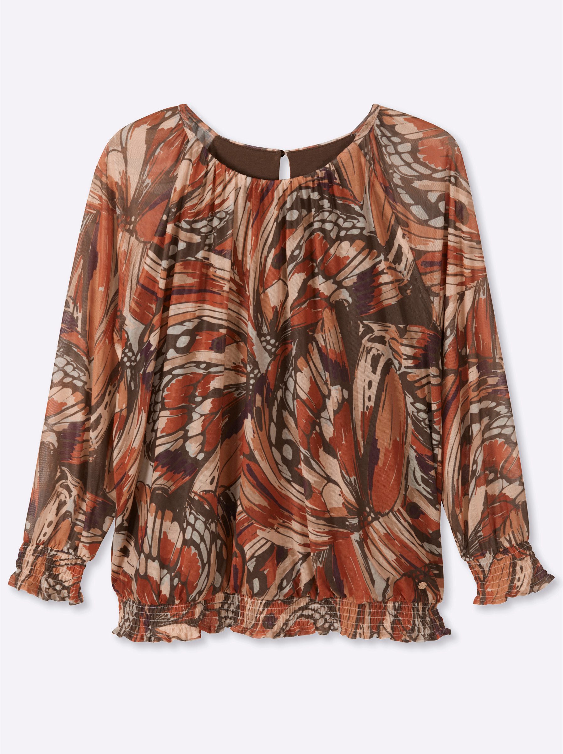 Sheego T-Shirt Langarm-Shirt Langarm
