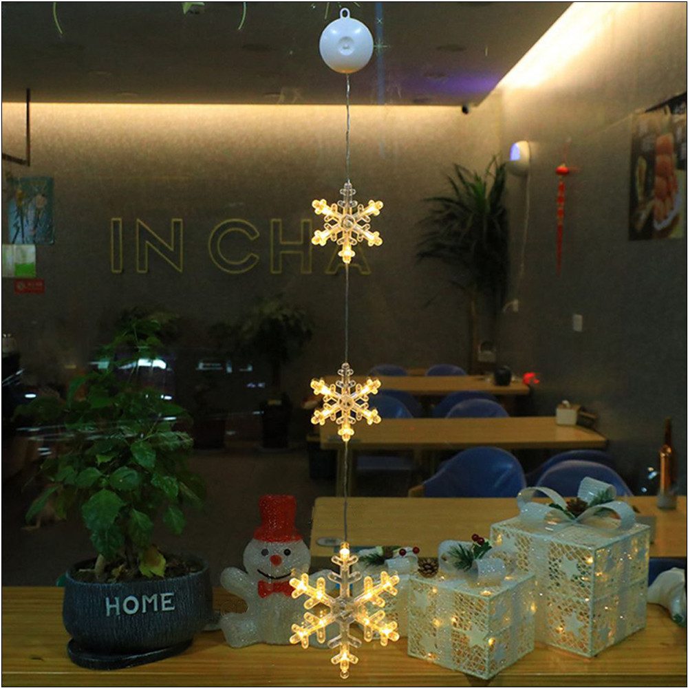 PRIISF LED Stern LED-Lichtervorhang Lichterkette Fenster günstig online kaufen
