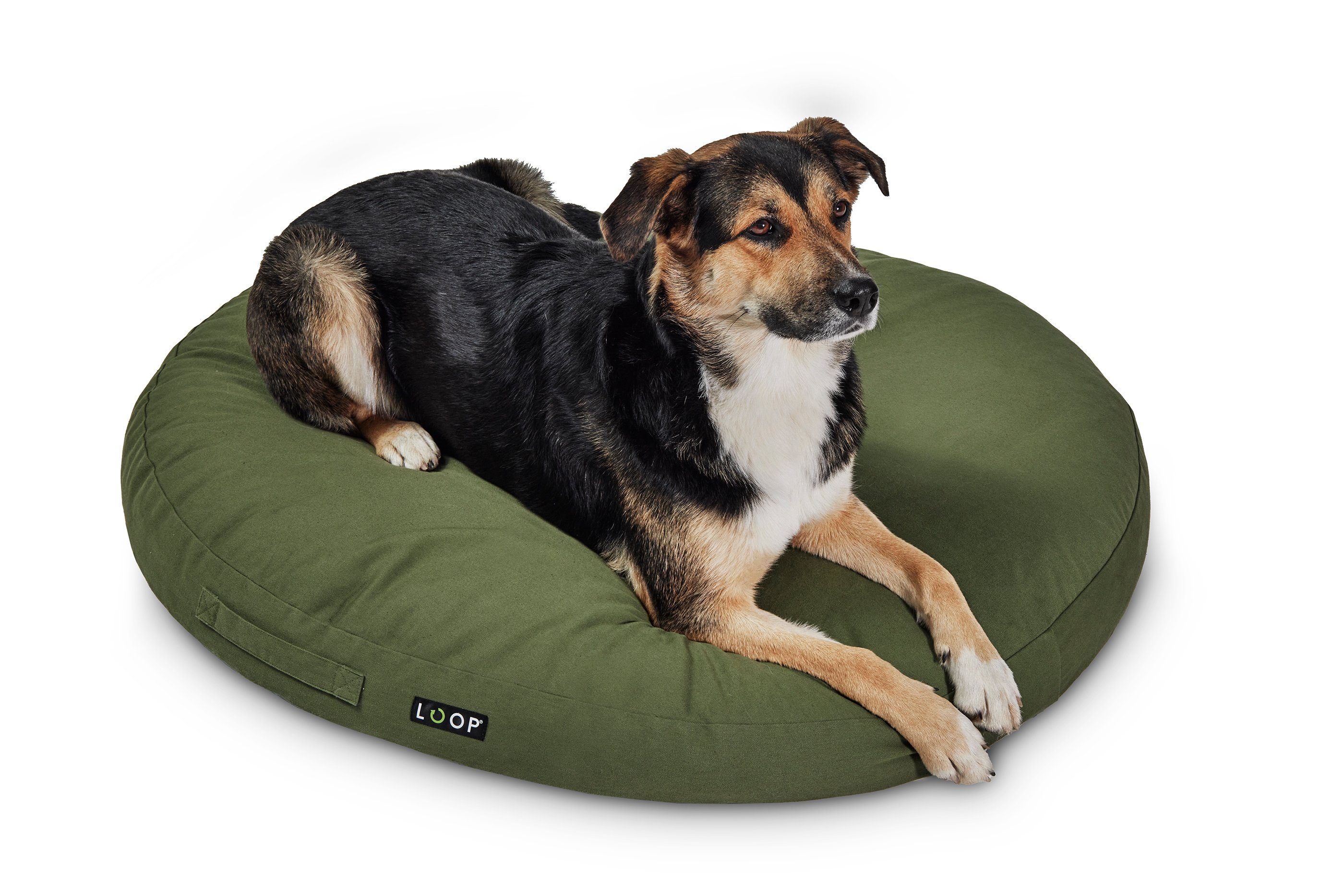 Hundekorb KUSCHELINSEL - rundes Hundekissen