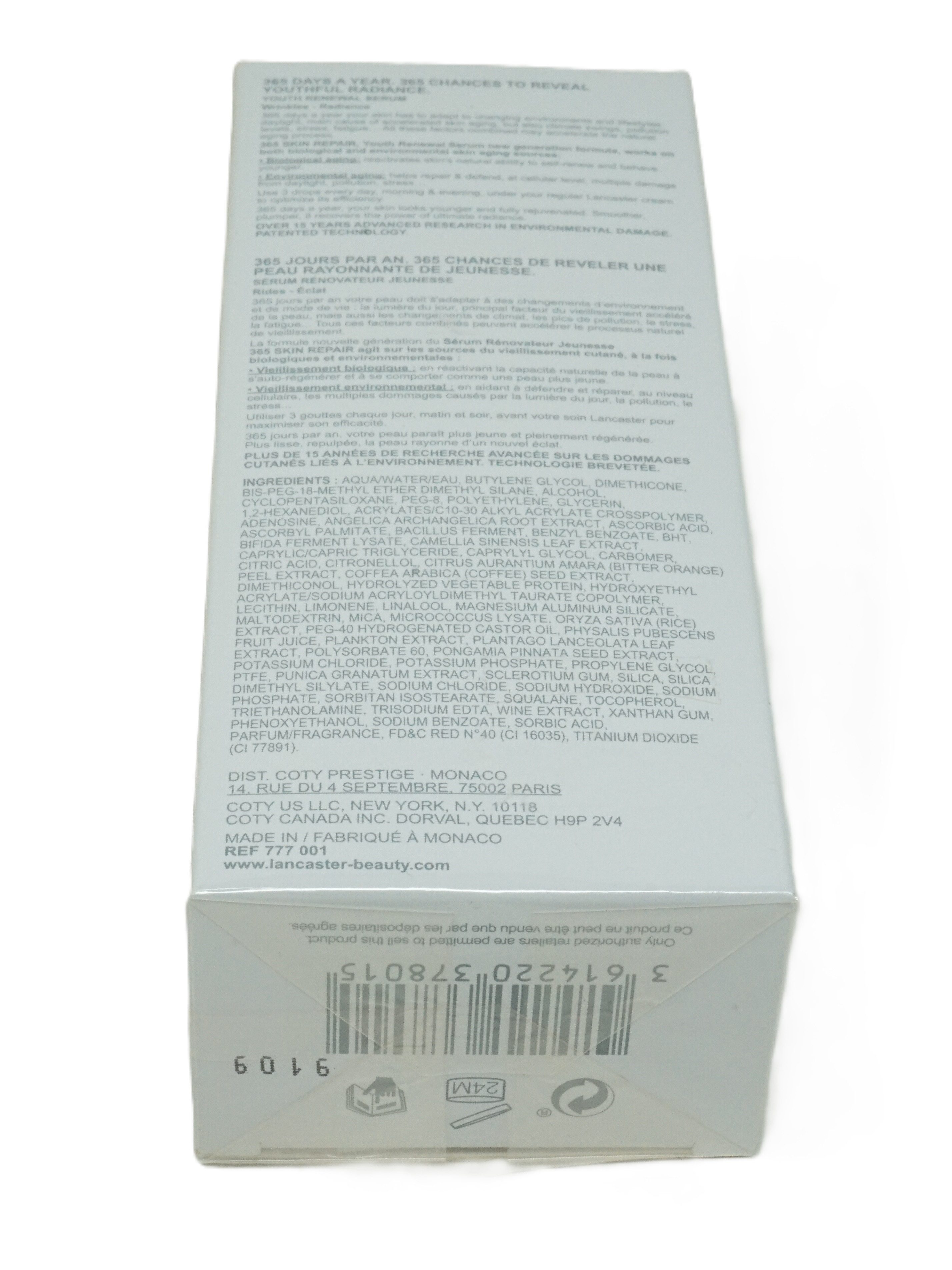 LANCASTER Körperpflegemittel Lancaster Beauty 365 Hautreparatur Serum 50ml