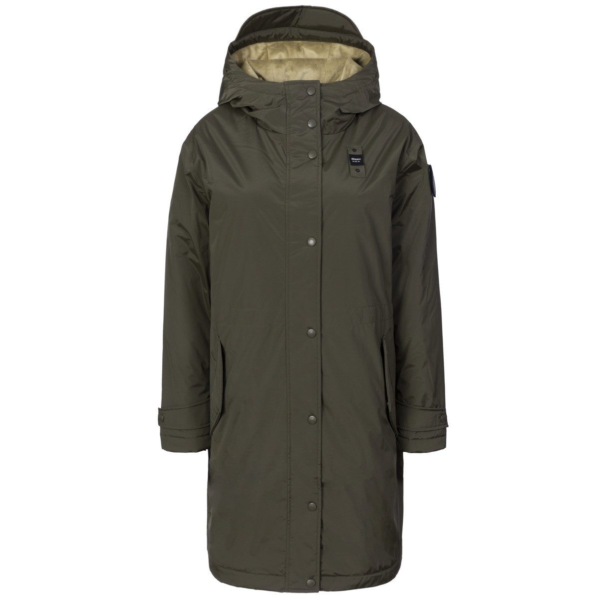Blauer Parka Payne Damen Winterjacke, Wintermantel, Regenmantel, Kapuzenjacke, Funktionsjacke
