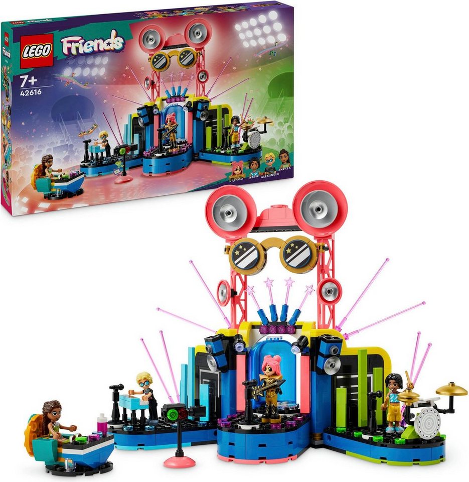 LEGO® Konstruktionsspielsteine Talentshow in Heartlake City (42616), LEGO  Friends, (669 St), Made in Europe, Enthält 669 Teile