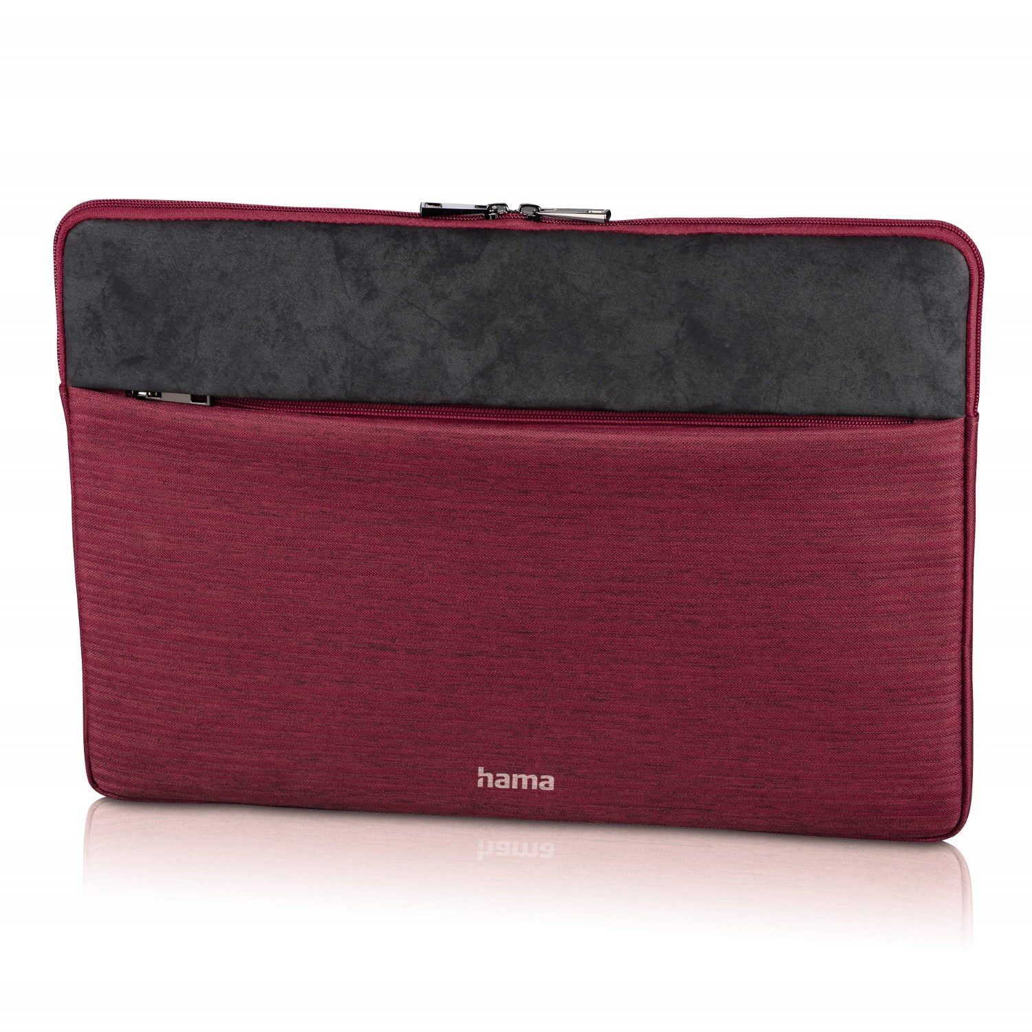 Hama Laptoptasche Notebook-Sleeve Tayrona Rot Laptop-Tasche, Business Hülle Notebook-Fach 15" 15,6" 16,1" 16,2" Laptop Case