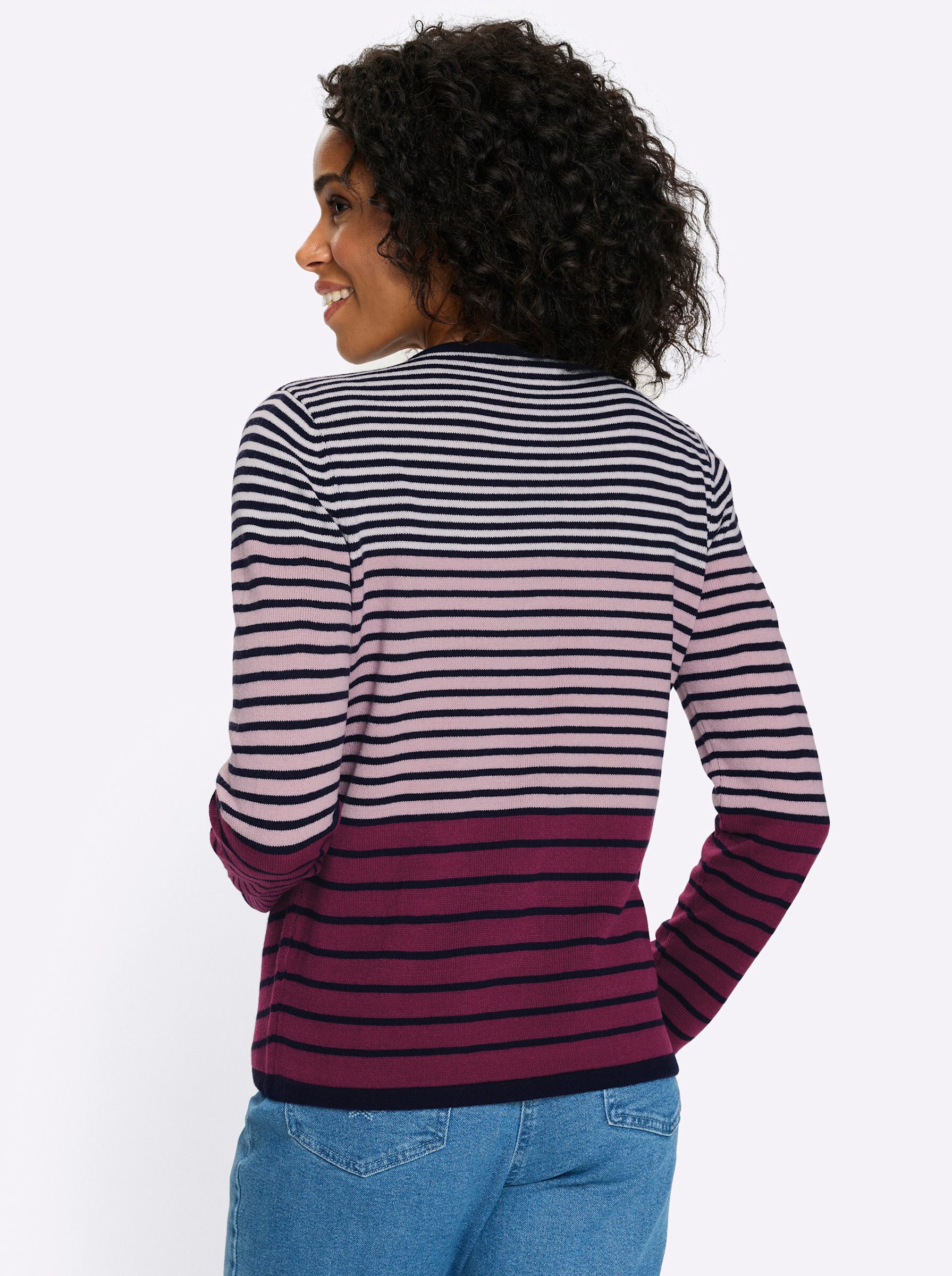 Sieh an! Strickpullover Langarm-Pullover Langarm Jacquard, Jersey günstig online kaufen