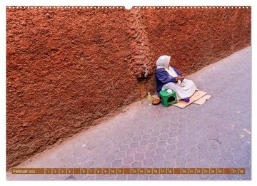 CALVENDO Wandkalender Die Farben Marokkos (Premium, hochwertiger DIN A2 Wandkalender 2023, Kunstdruck in Hochglanz)