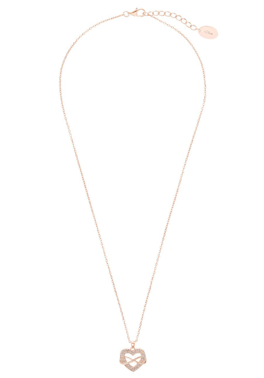 s.Oliver Kette mit Anhänger Herz/Infini...