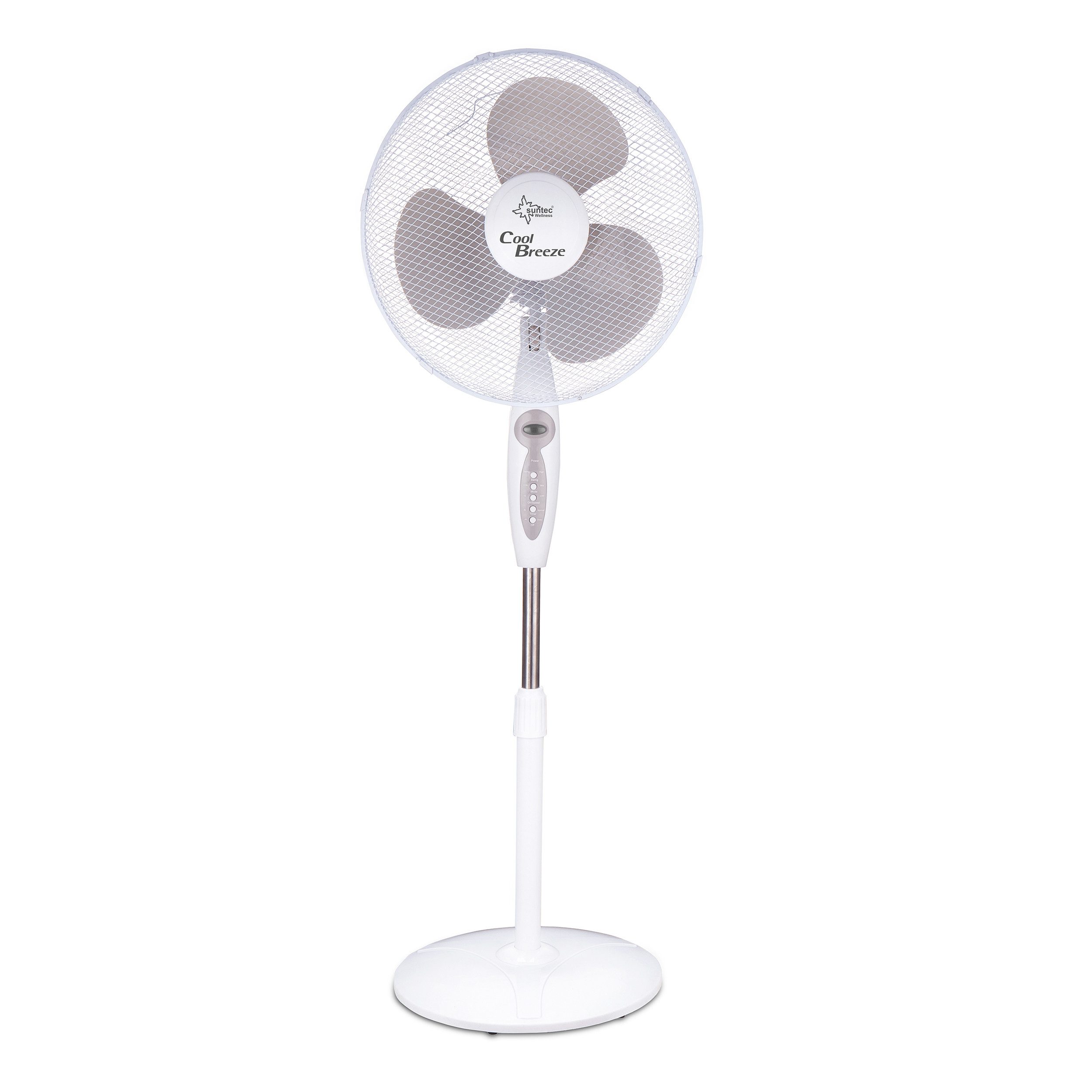 Suntec Wellness Standventilator CoolBreeze 4000 SV-RC, Ventilator inkl. Oszillation, moderner Fan, 50 W