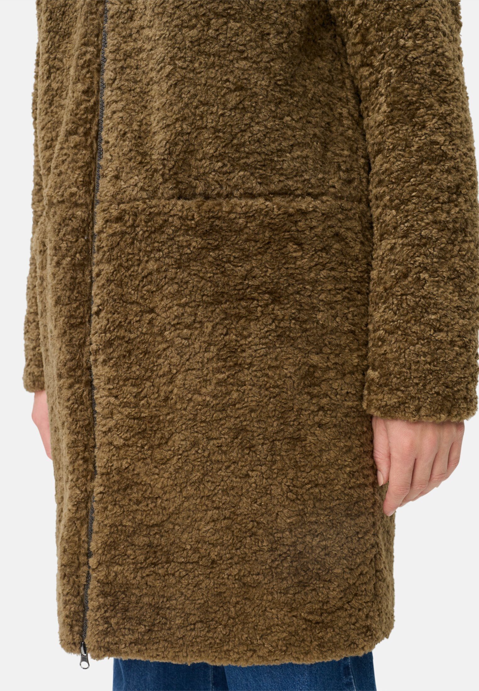 camel active Langmantel mit Kapuze Langarm Kapuze