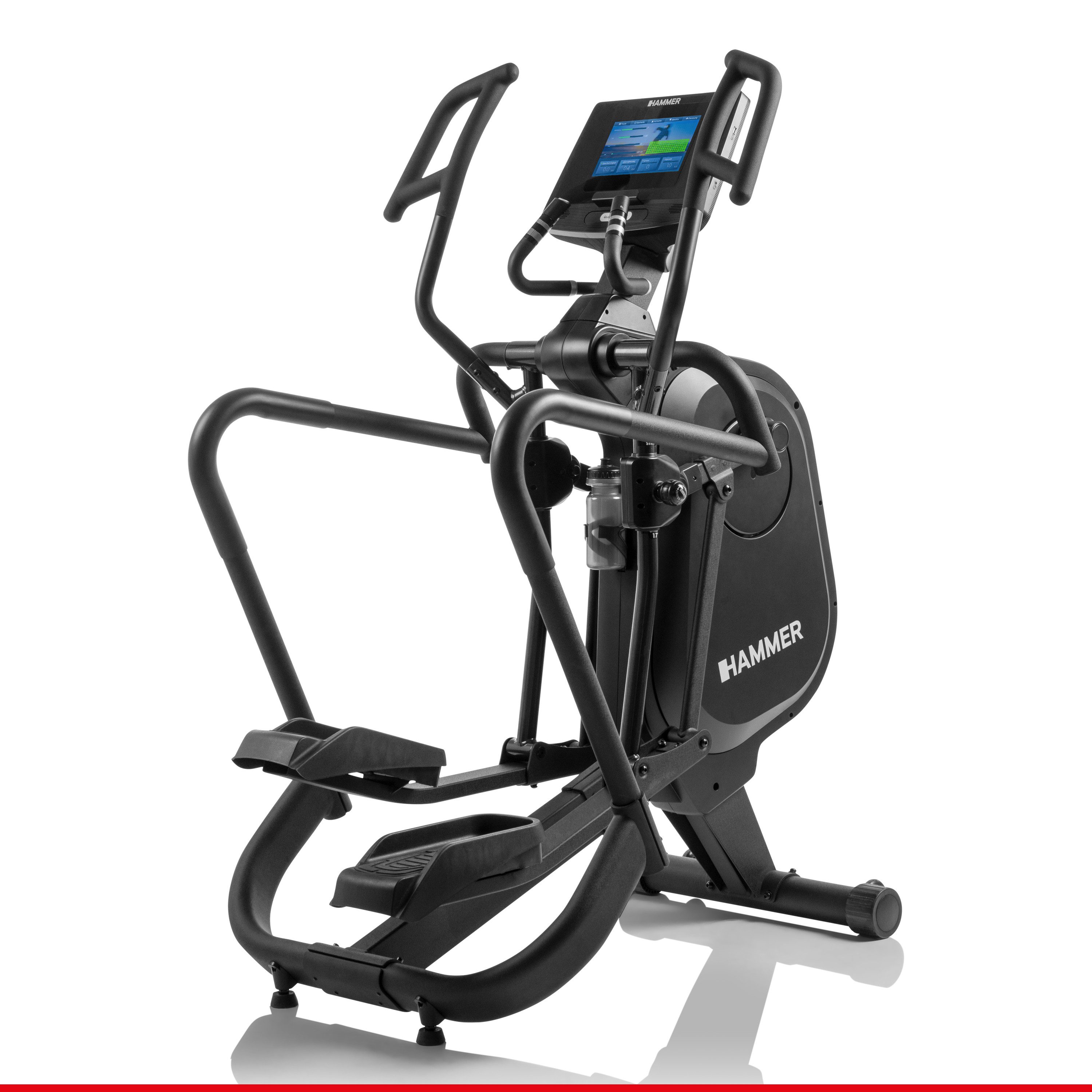 Hammer Crosstrainer Fly RX, 21 Programme, Kinomap, 12 kg Schwungmasse, 10" TFT-Touchscreen