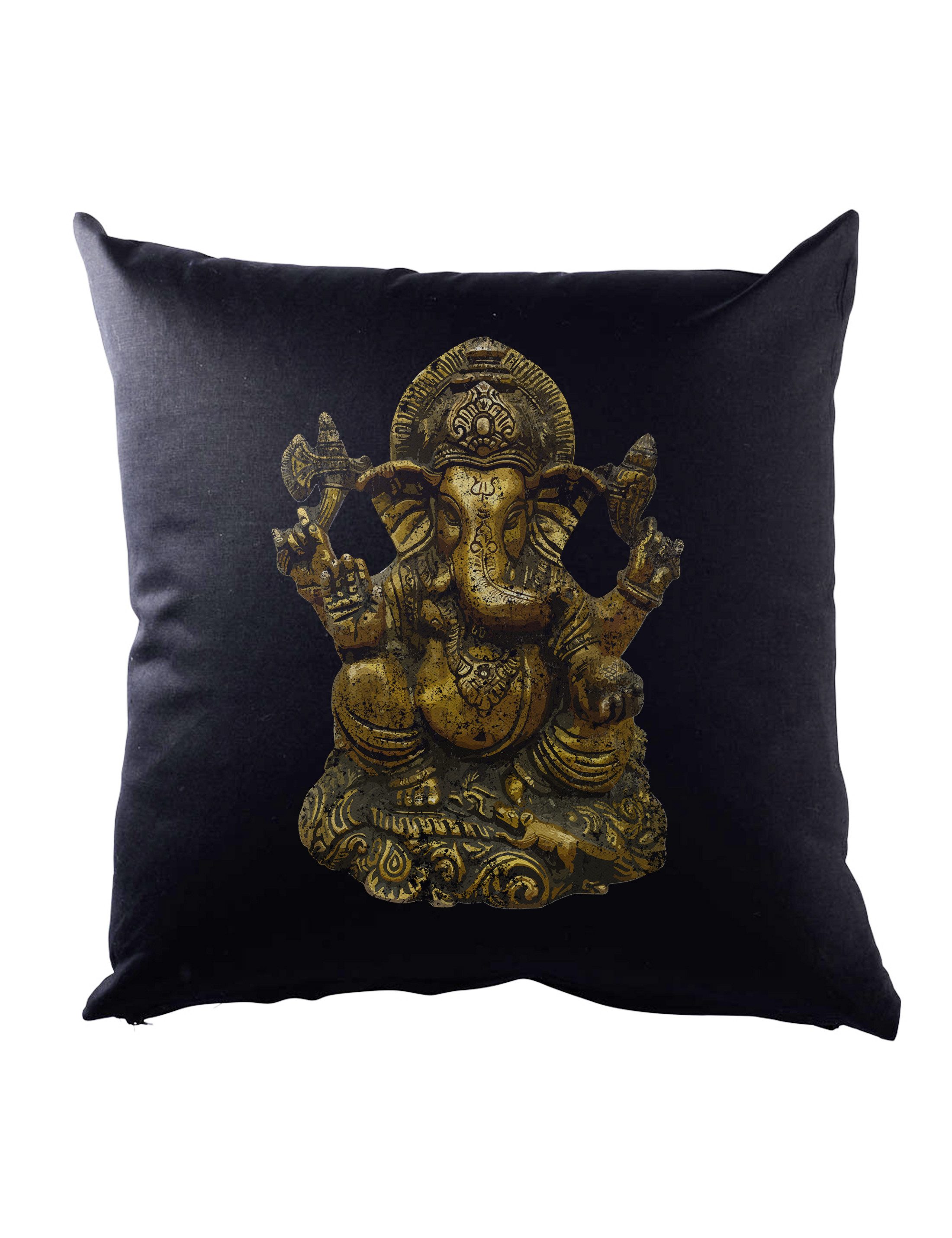 Urban Backwoods Dekokissen Ganesha Vintage Dekokissen OM Buddhismus Hinduismus Hindu Yoga Buddha, India Tibet Indien Shiva