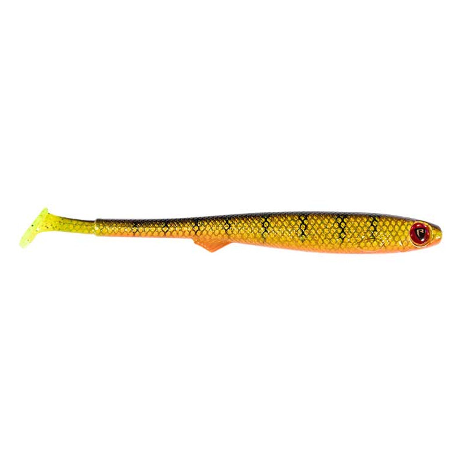 FOX International Kunstköder, Fox Rage Slick Fast Super Soft 15cm UV Natural Perch Gummifisch