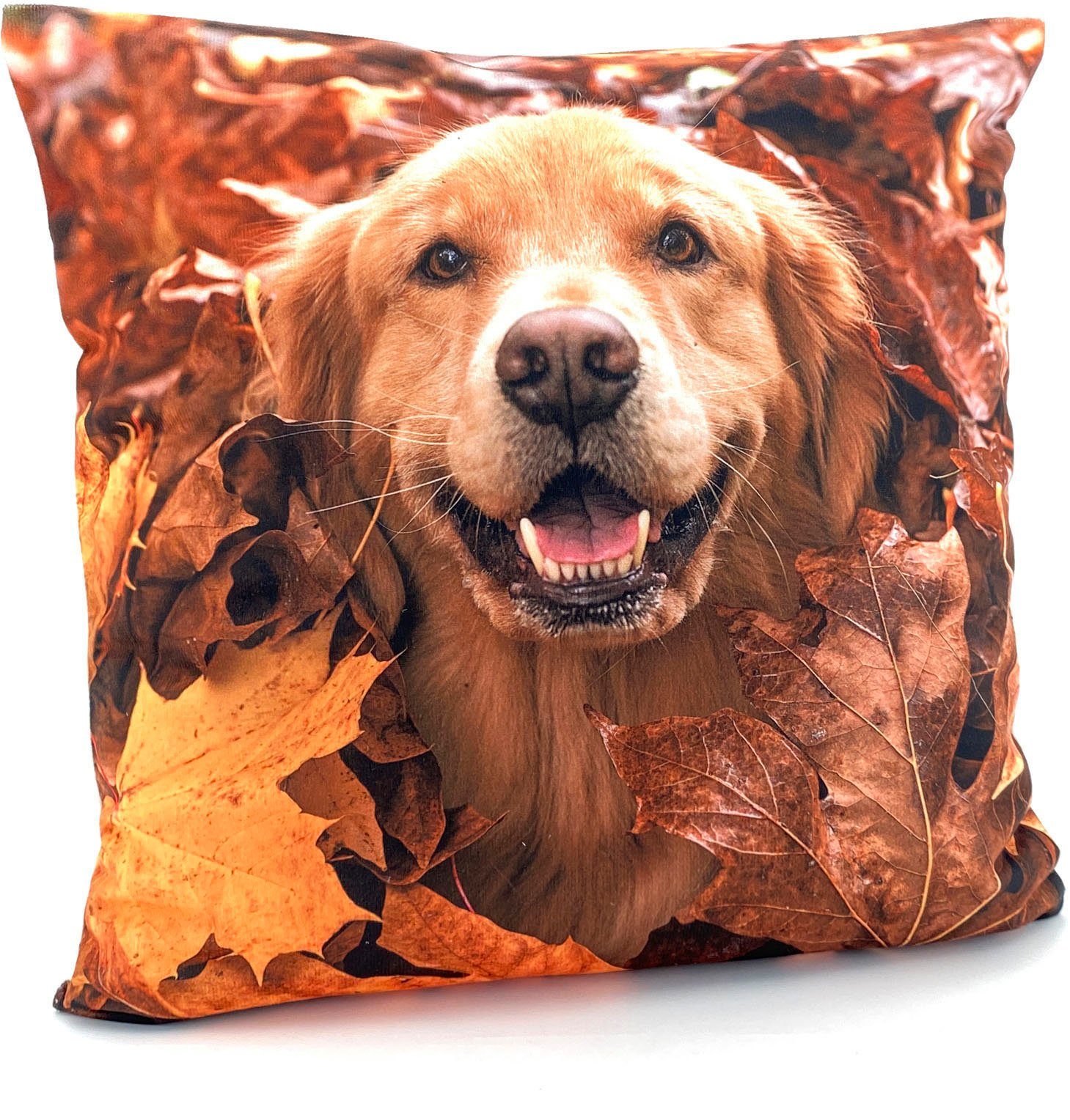Weckbrodt Kissenhülle Golden Retriever, (1 Stück) günstig online kaufen