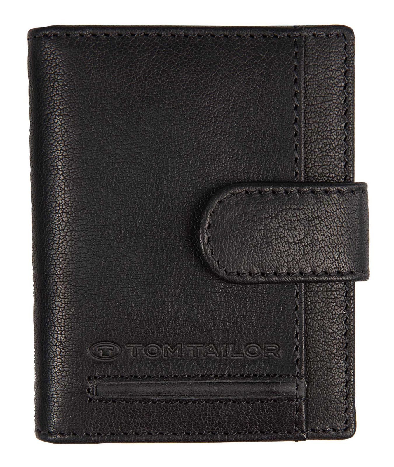 TOM TAILOR Kartenetui Card Wallet, aus echtem Leder mit RFID-Blocker Schutz