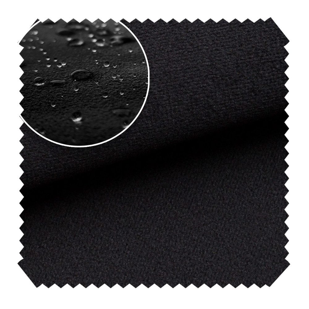 novely® Stoff TRITON - Wasserabweisender Microfaser Velours-Möbelstoff Wildleder-Opt, Wasserfest, Schmutzabweisend, Meterware, 1lfm