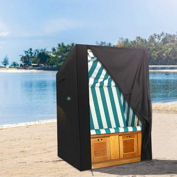 Rnemitery Strandkorb-Schutzhülle Abdeckung für Strandkörbe im Freien Garten-Schaukel-Abdeckung (1-St)