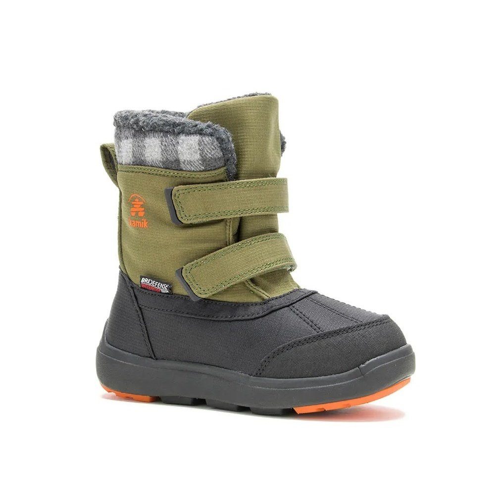 Winterschuhe Sparky2 wasserdicht, atmungsaktiv olivegrün Kinder Winterstiefel