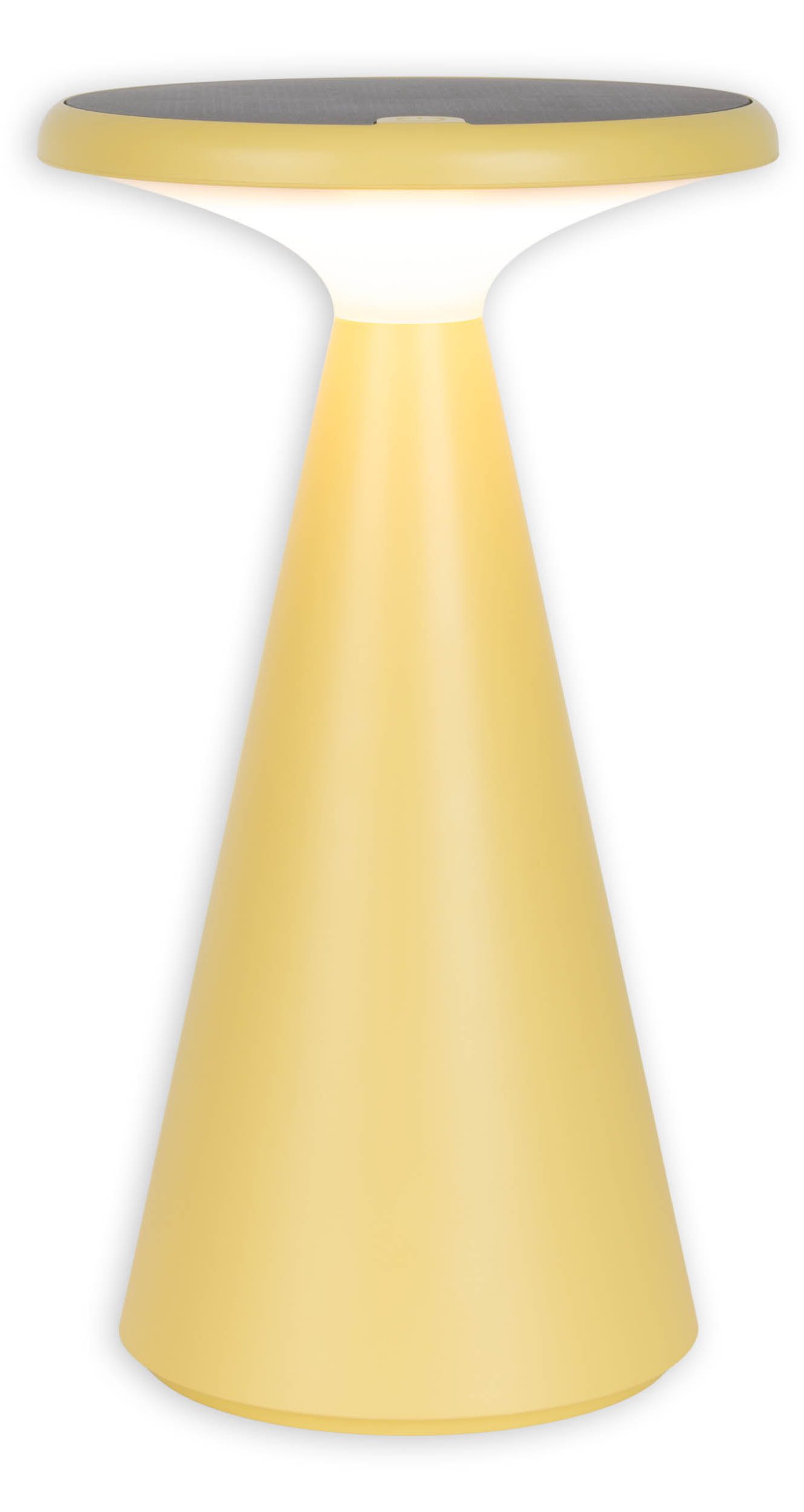 näve LED Tischleuchte Palu, Dimmfunktion, Memoryfunktion, USB-Ladefunktion, LED wechselbar, Warmweiß, Solar-/Akkubetrieb, Touch, Dimmbar, Memory, USB-C-Ladekabel, warmweiß