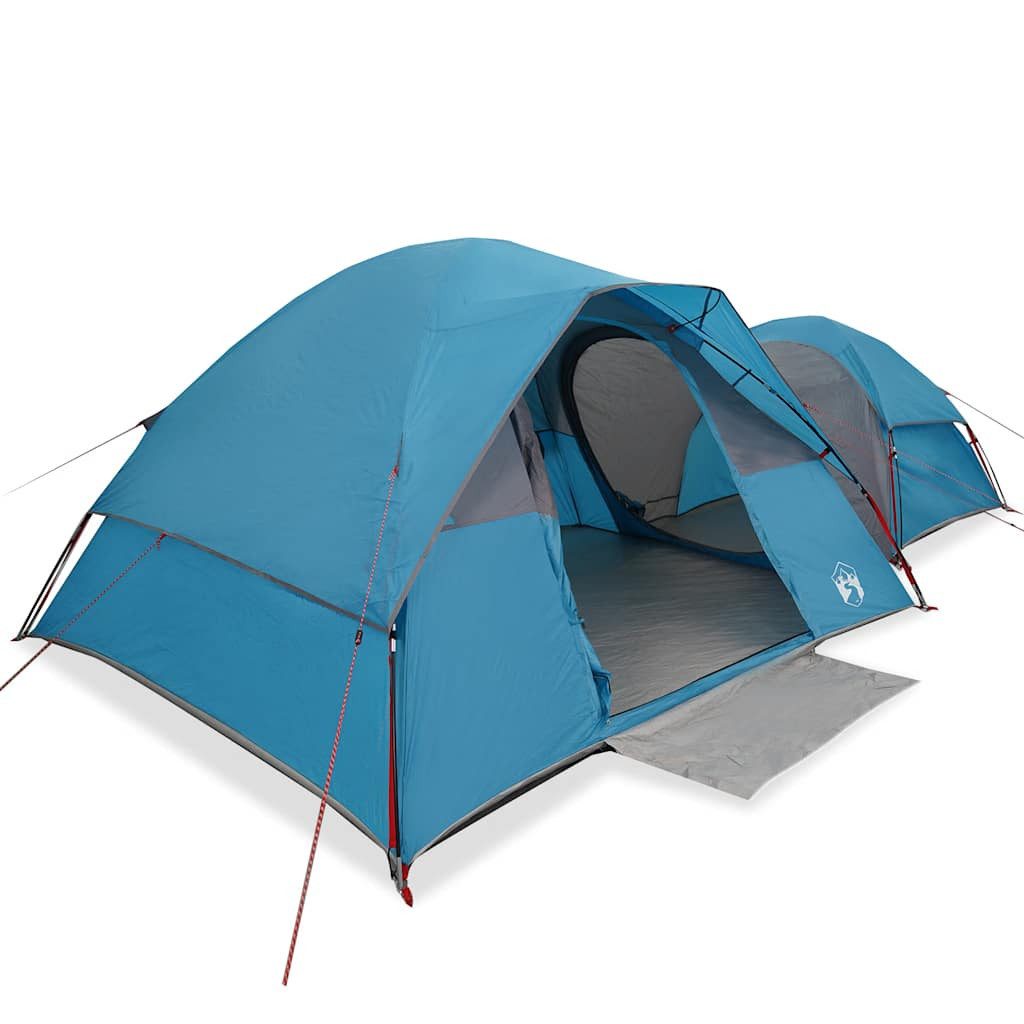 Kuppelzelt Campingzelt 5 Personen Blau Wasserdicht