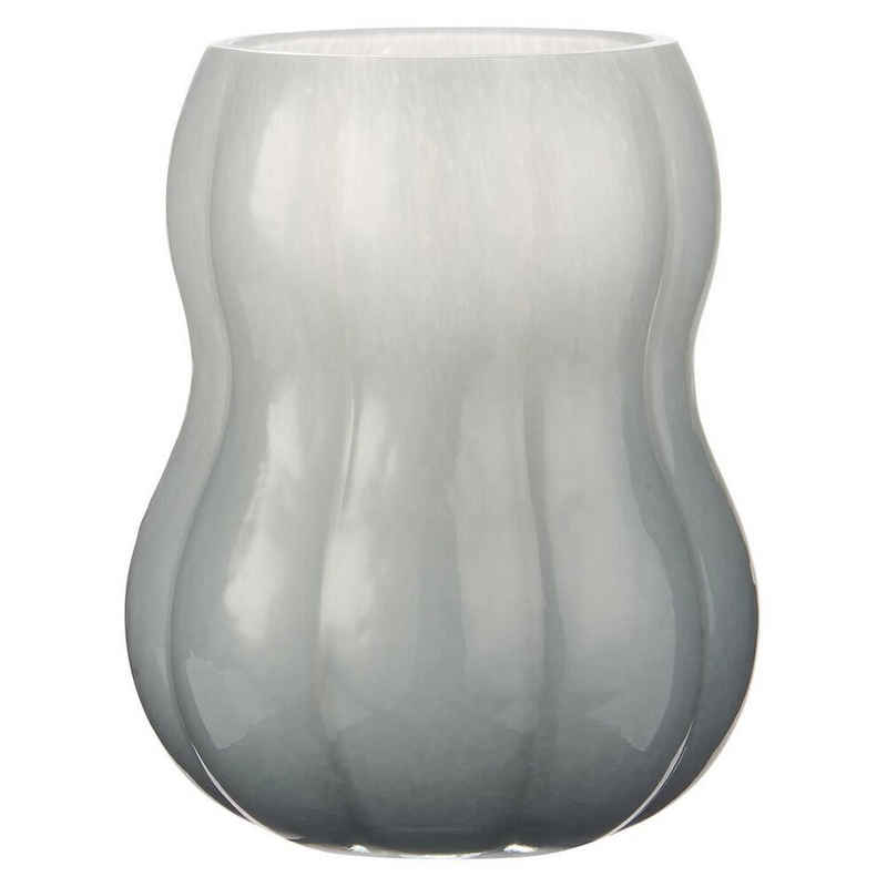 Ib Laursen Dekovase Vase Rillen Veneto durchgefärbtes Glas