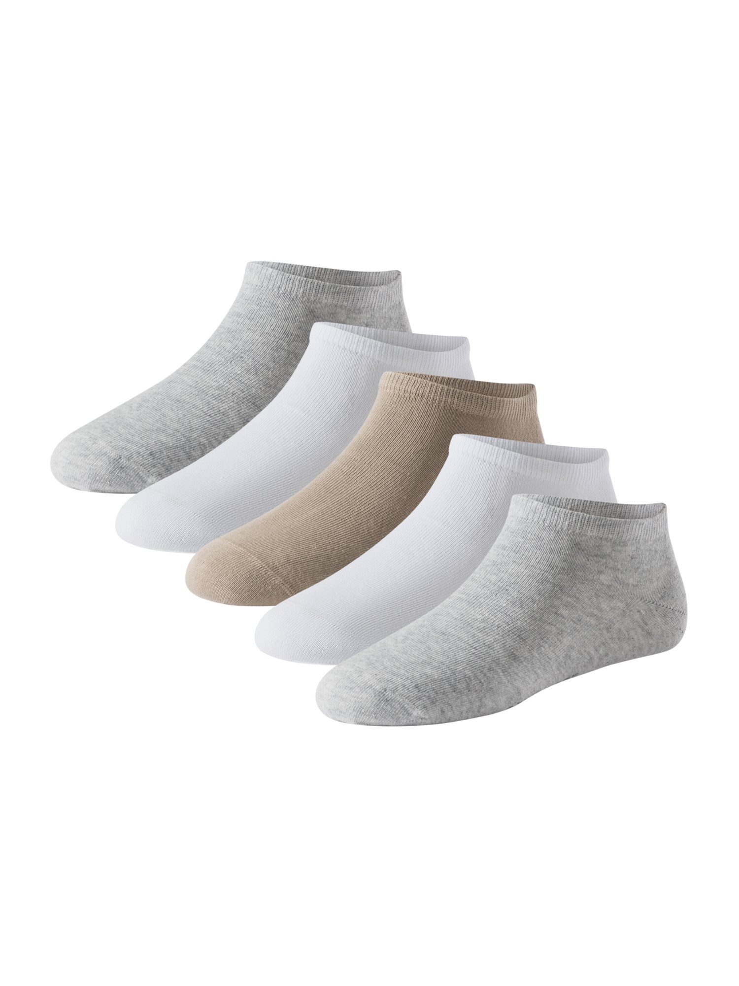 Schiesser Sneakersocken Herrensneaker (5-Paar) Sneaker-socken füsslinge füßlinge