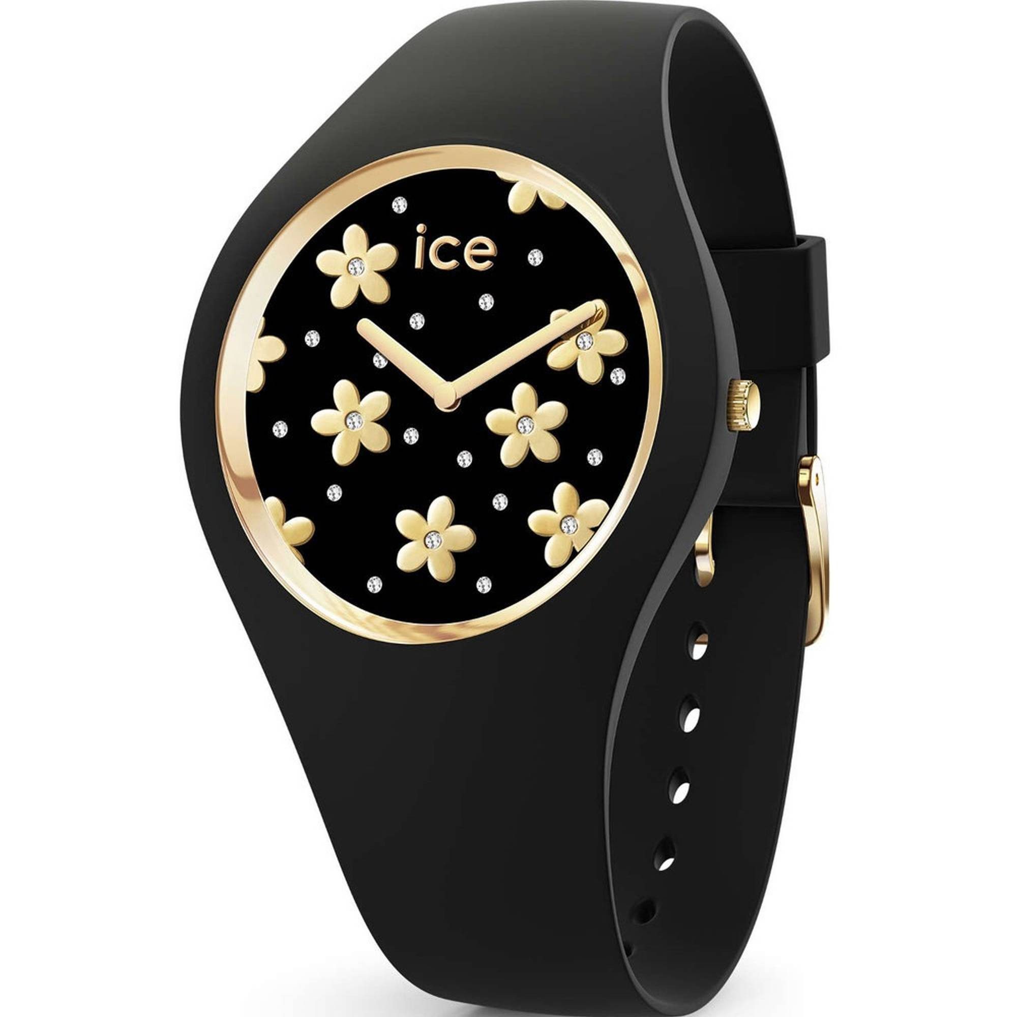 ice-watch Quarzuhr ICE Flower Precious Black
