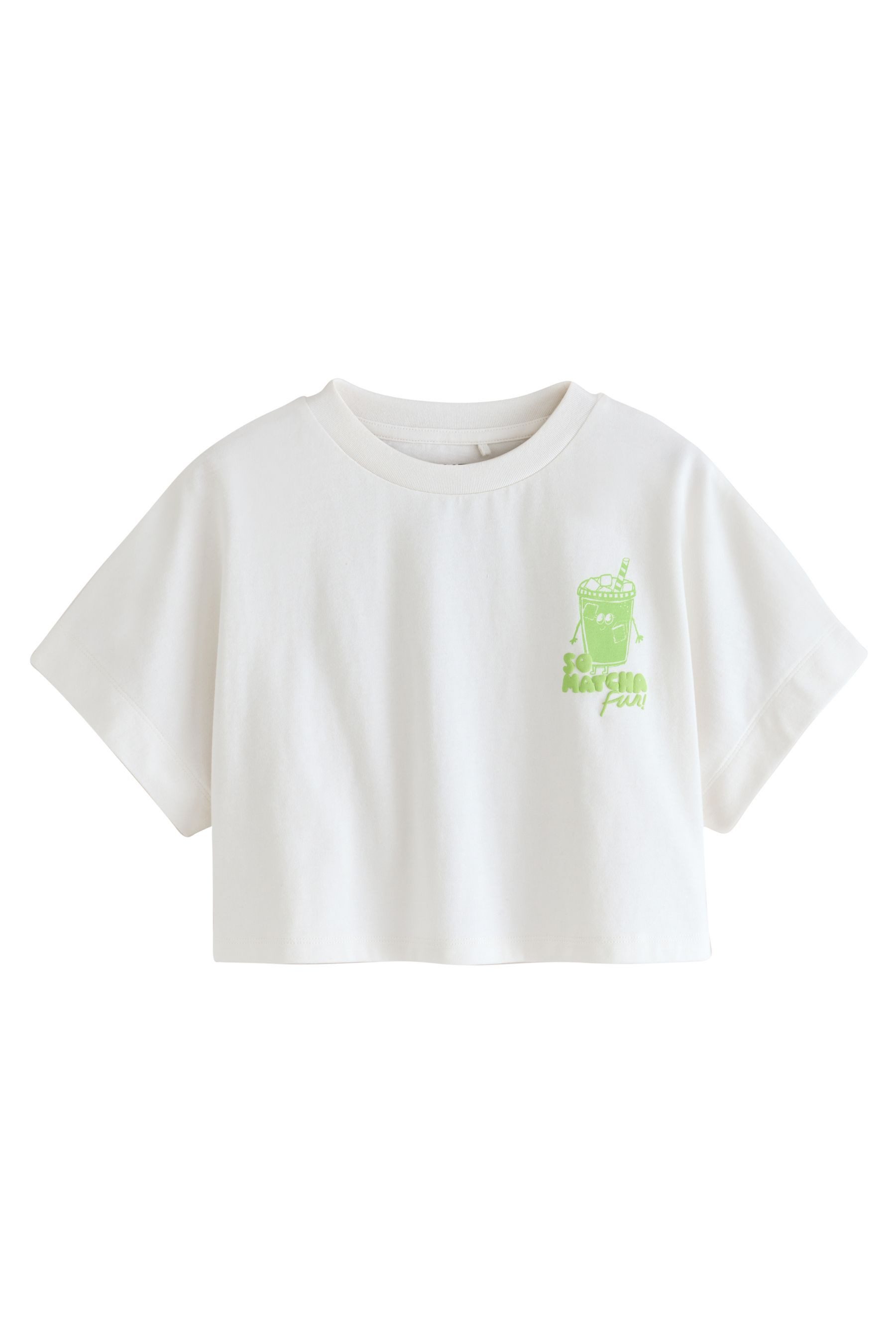 T-Shirt Kastiges T-Shirt mit Grafik
