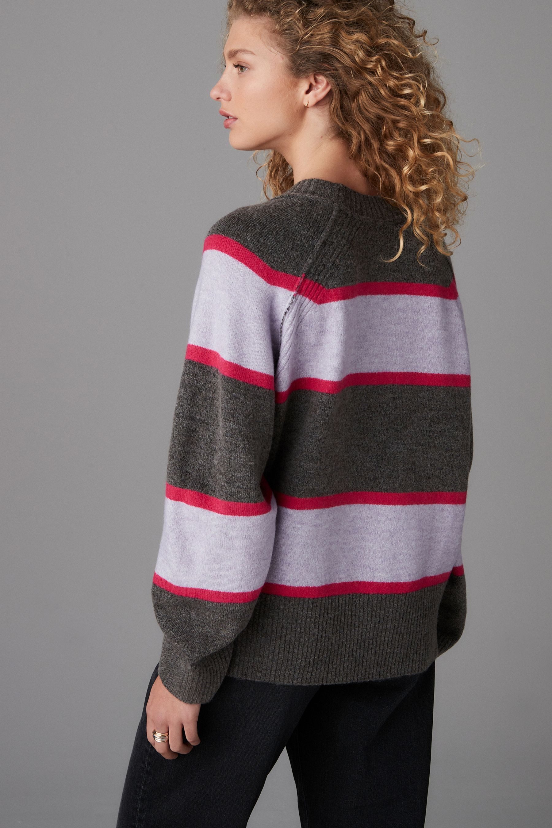 Next Rundhalspullover Pullover mit Saumdetail und günstig online kaufen