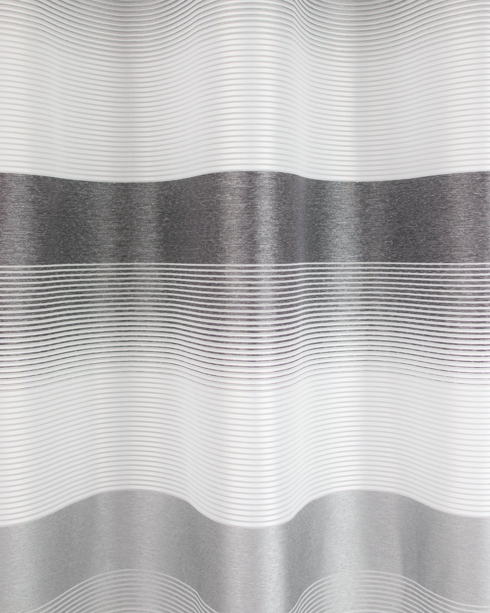 EXPERIENCE Vorhang Ösenschal Seitenschal Vorhang 2421 140x245 cm Gestreift Weiß Grün Blau Grau Rot (1 St), Ösen, halbtransparent, Webstreifen, mit 8 Ösen – Bild 5 von 5