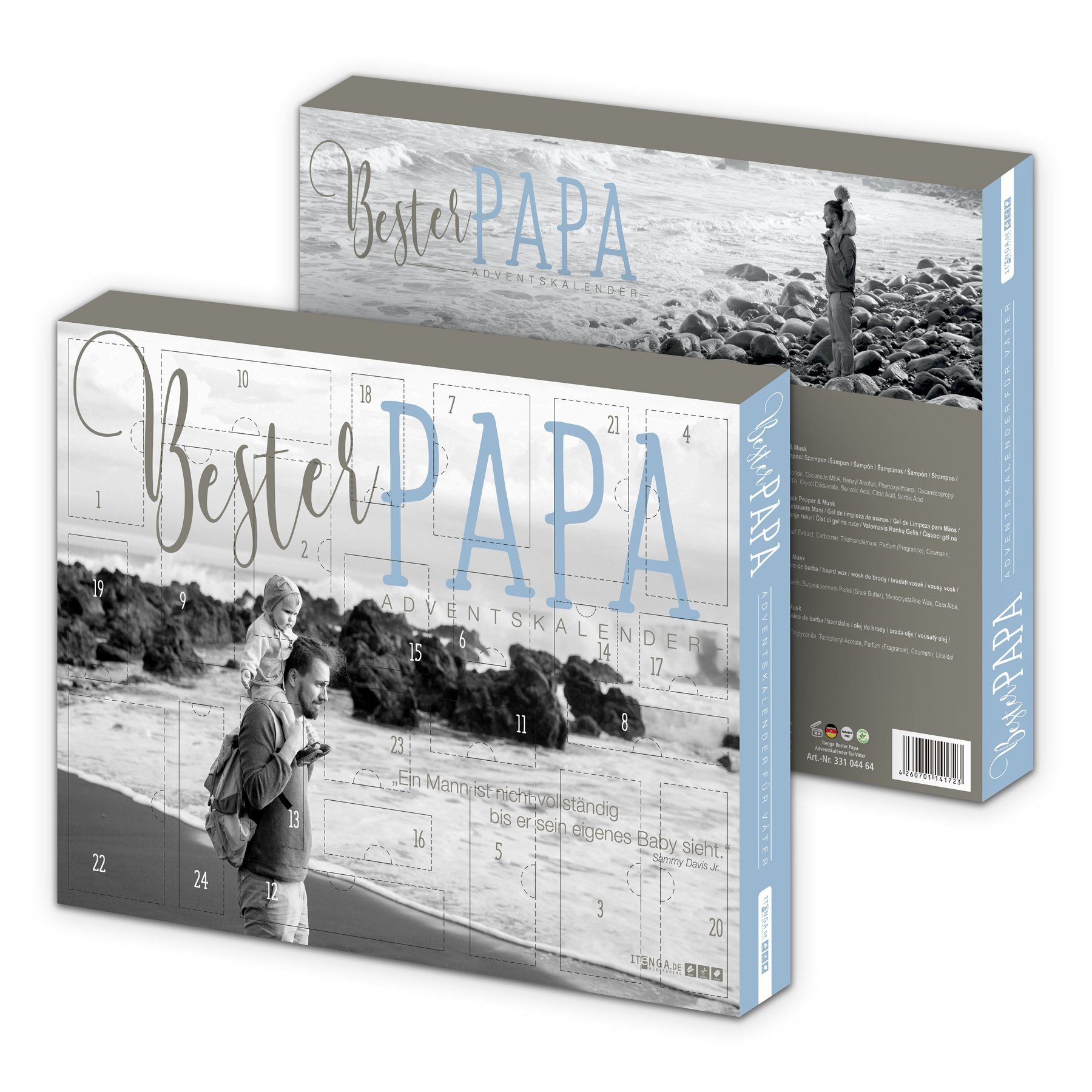 itenga Adventskalender itenga Adventskalender gefüllt "Bester Papa" Fotomotiv