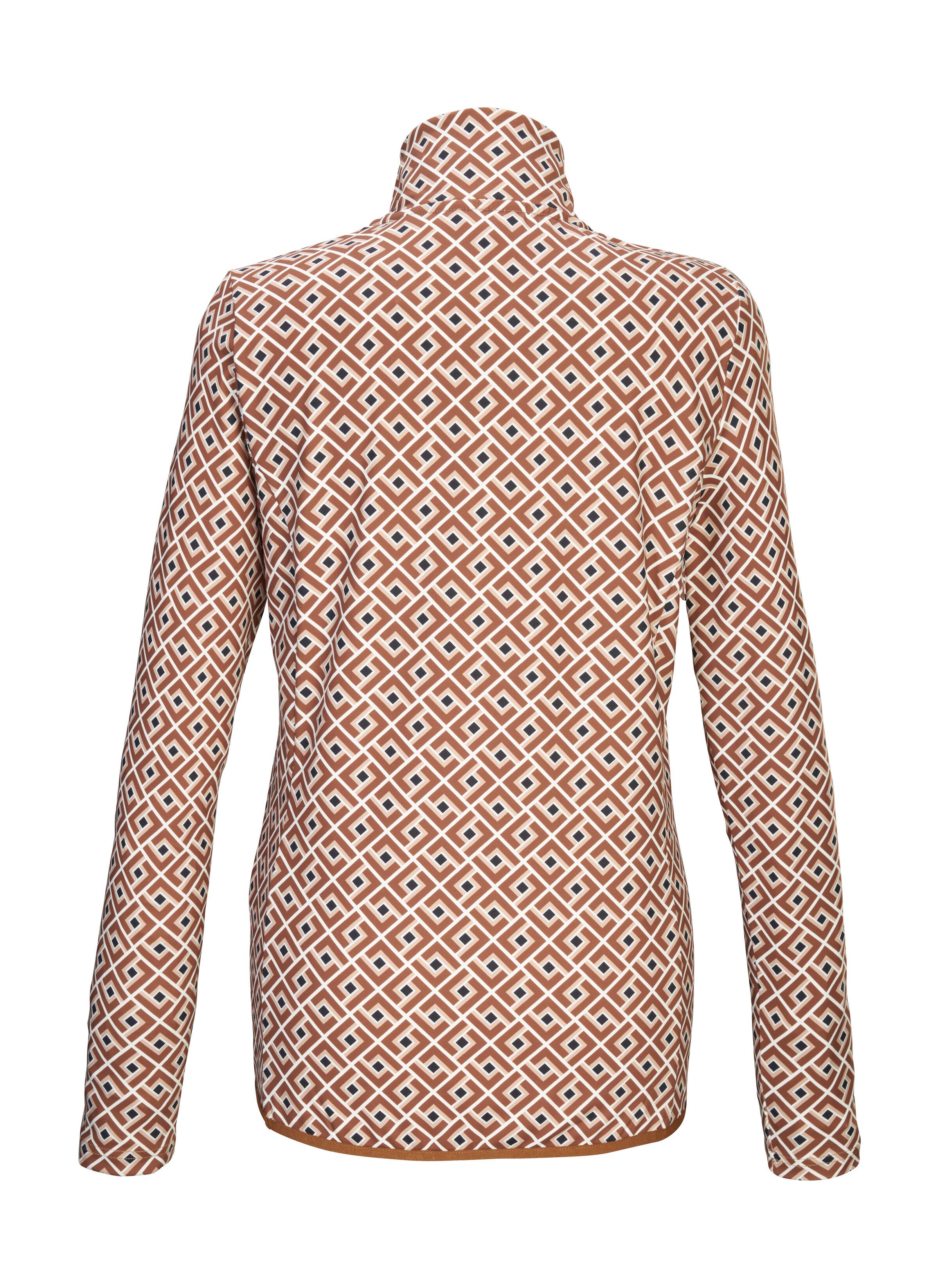Killtec Langarmshirt KSW 109 WMN LS SHRT Atmungsaktives Damen Powerstretchshirt mit Zipper und Kinnschutz