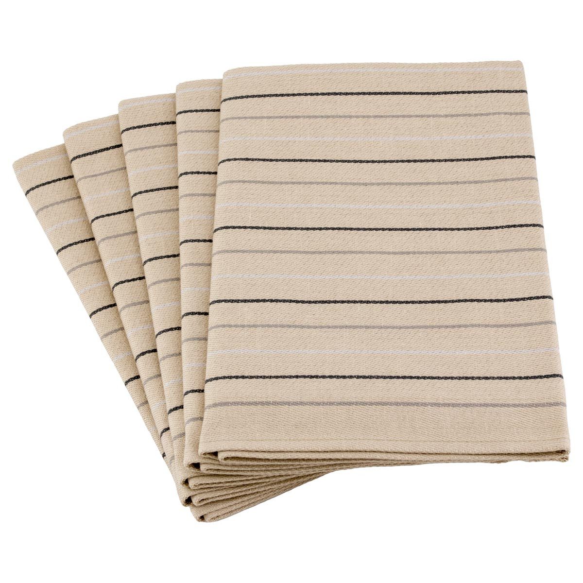 ROSS Geschirrtuch Premium, (Spar-Set, 5-tlg), 5 X Geschirrtuch im Set - Saugstark