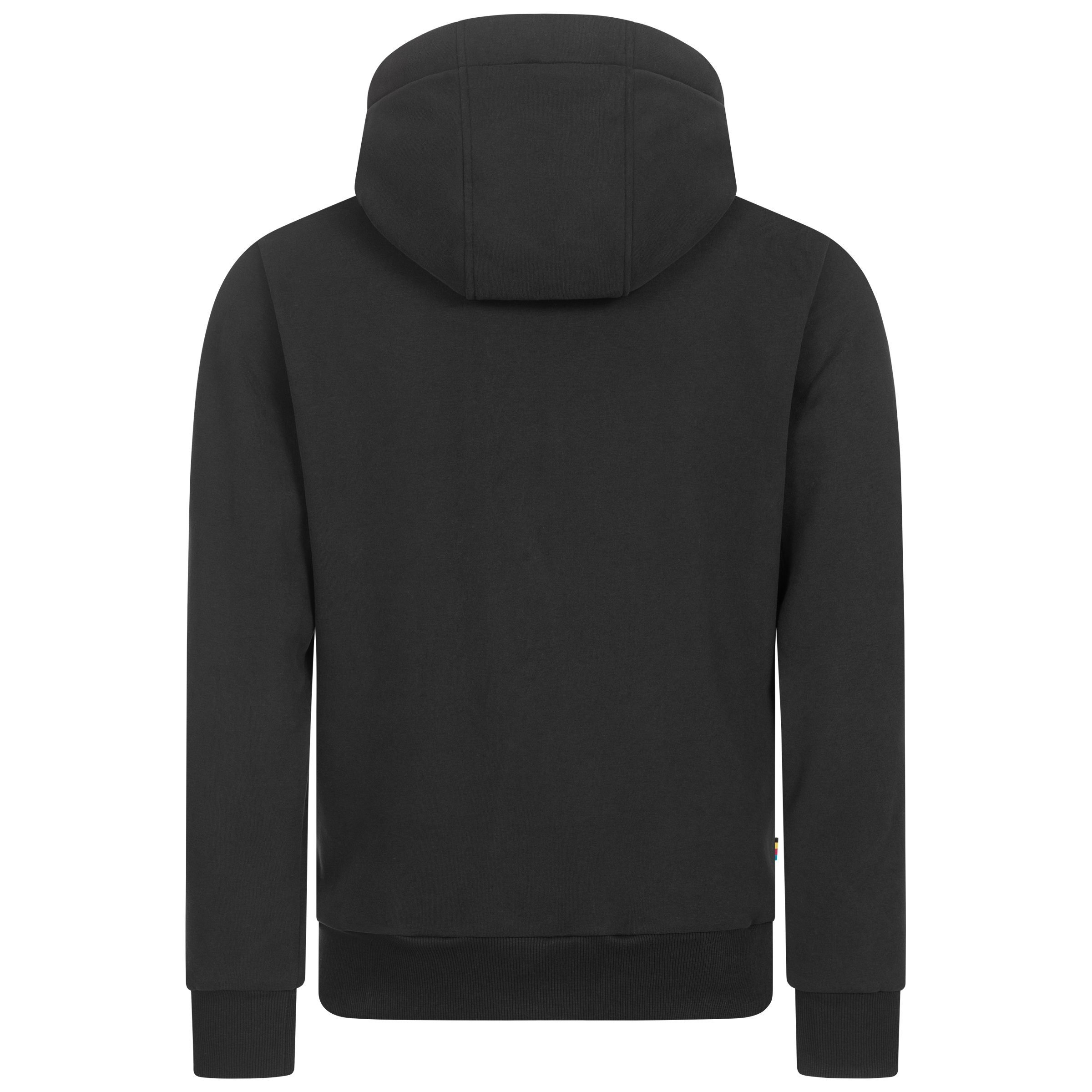 DEPROC Active Kapuzensweatshirt FinnCMYK II MEN weiche Fleecejacke mit Kängurutasche