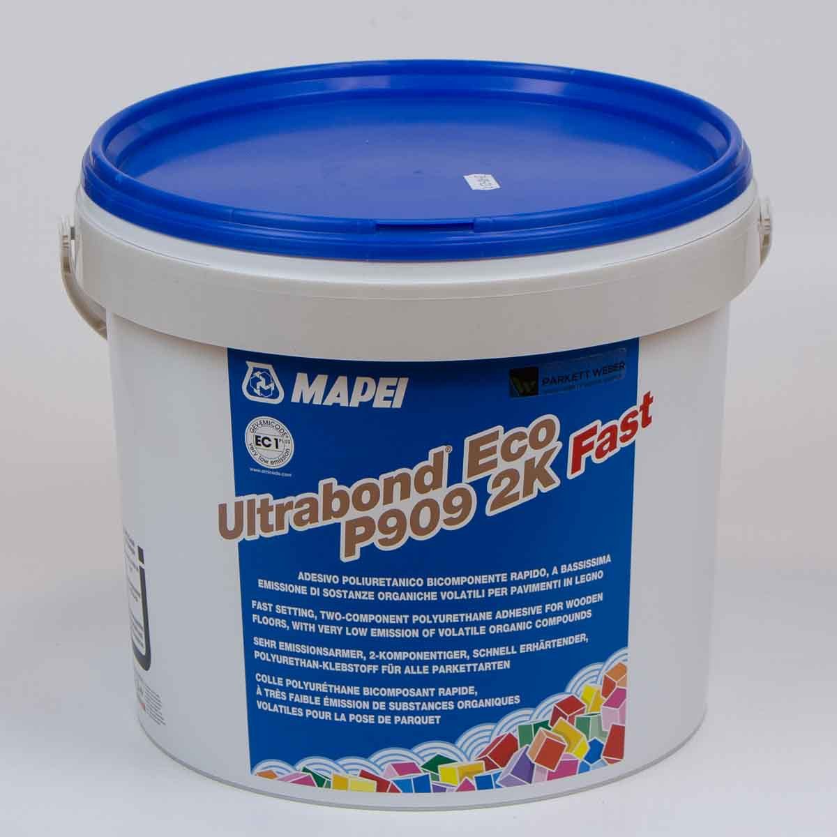 MAPEI Parkettkleber Mapei Ultrabond Eco P909 2K Fast PU-Parkettkleber 10 kg