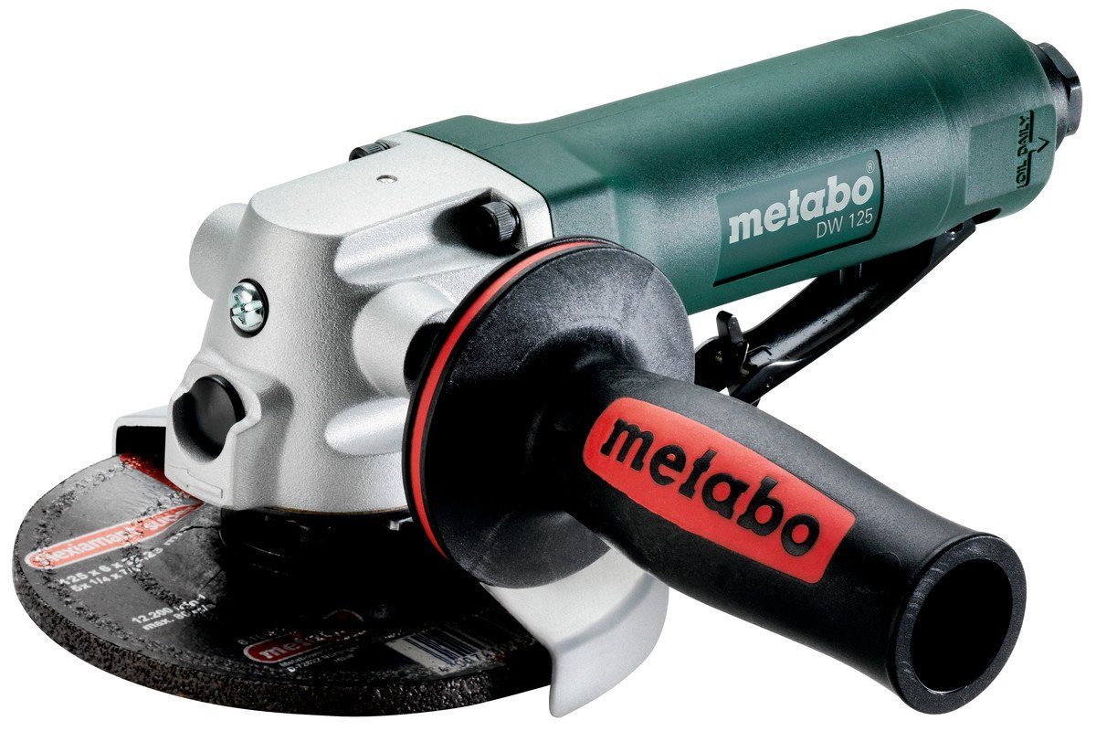 metabo Druckluftwerkzeug Metabo Druckluft-Winkelschleifer DW 125, Karton, 601556000