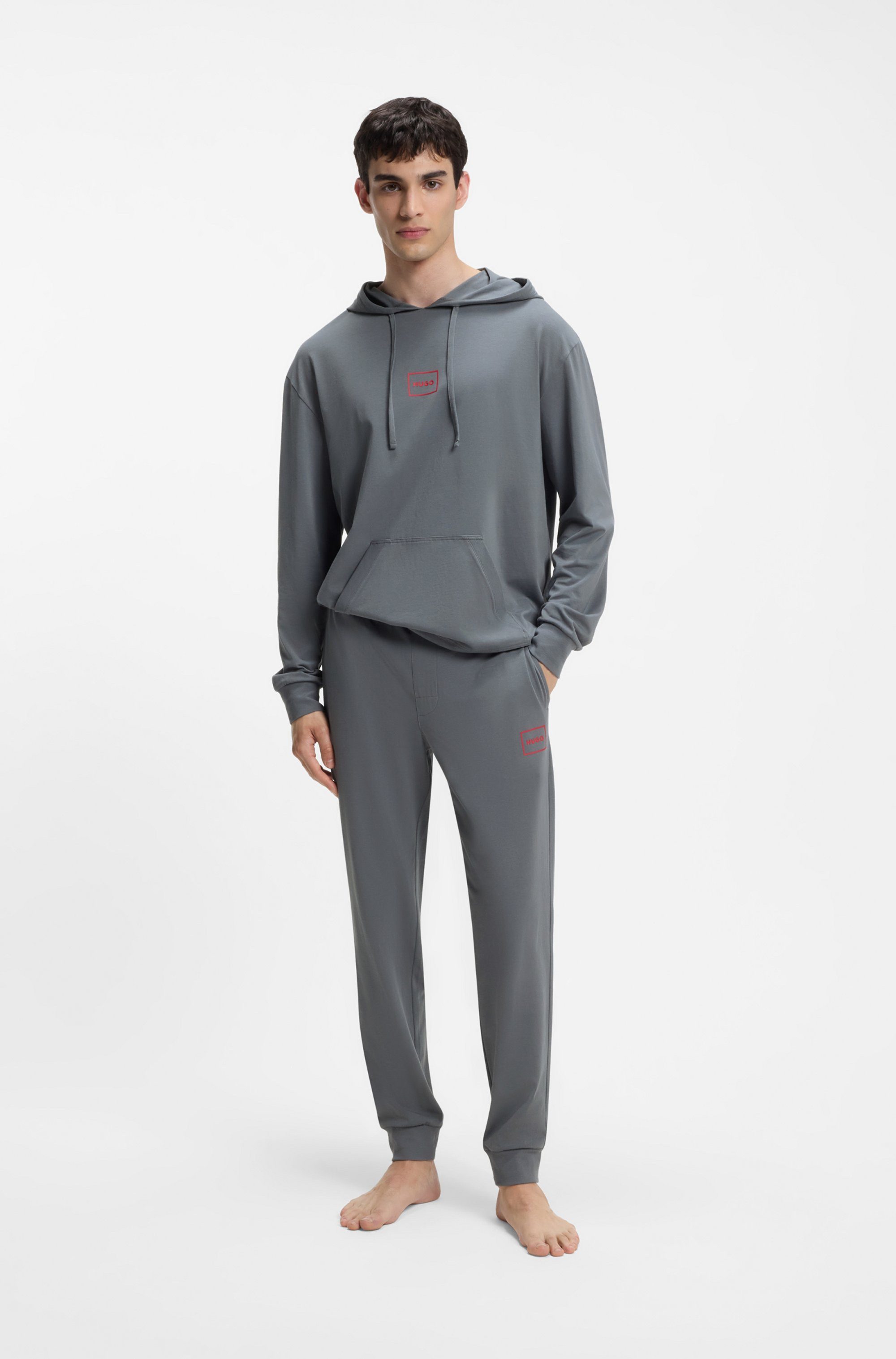 HUGO Sweatpants Laze Pants CW mit angesetztem Bund