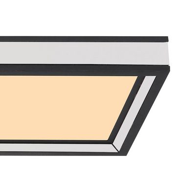 etc-shop LED Deckenleuchte, LED-Leuchtmittel fest verbaut, Warmweiß, LED Deckenleuchte Flach rechteckig Deckenpanel LED Küche LED Panel