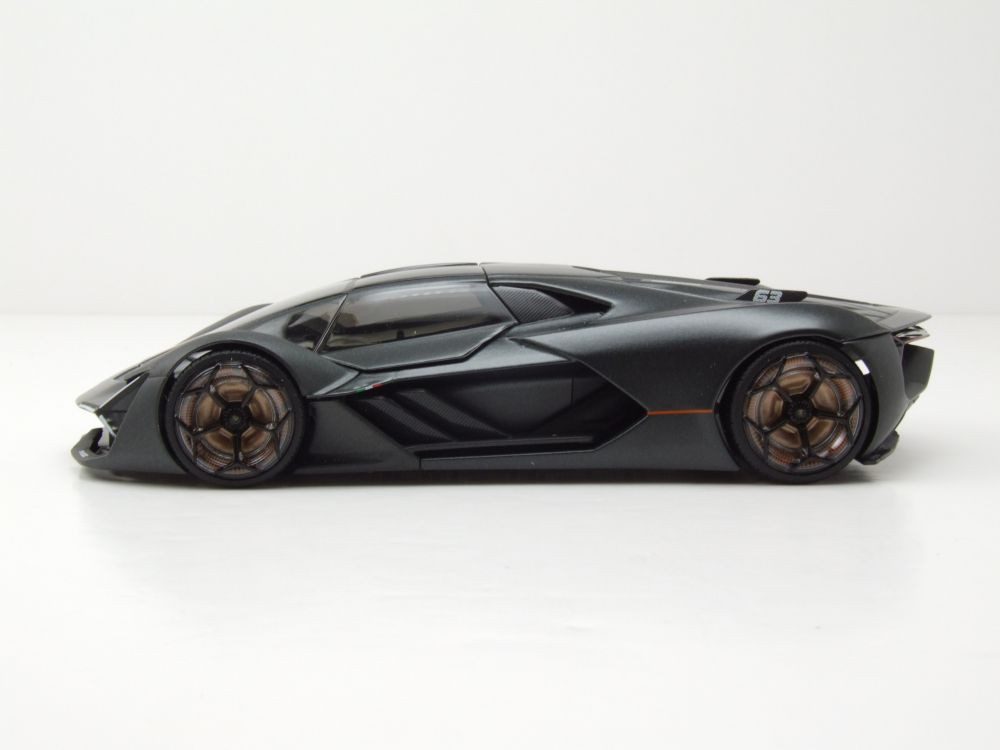 Bburago Modellauto Lamborghini Terzo Millennio 2020 carbon grau, Maßstab 1:24