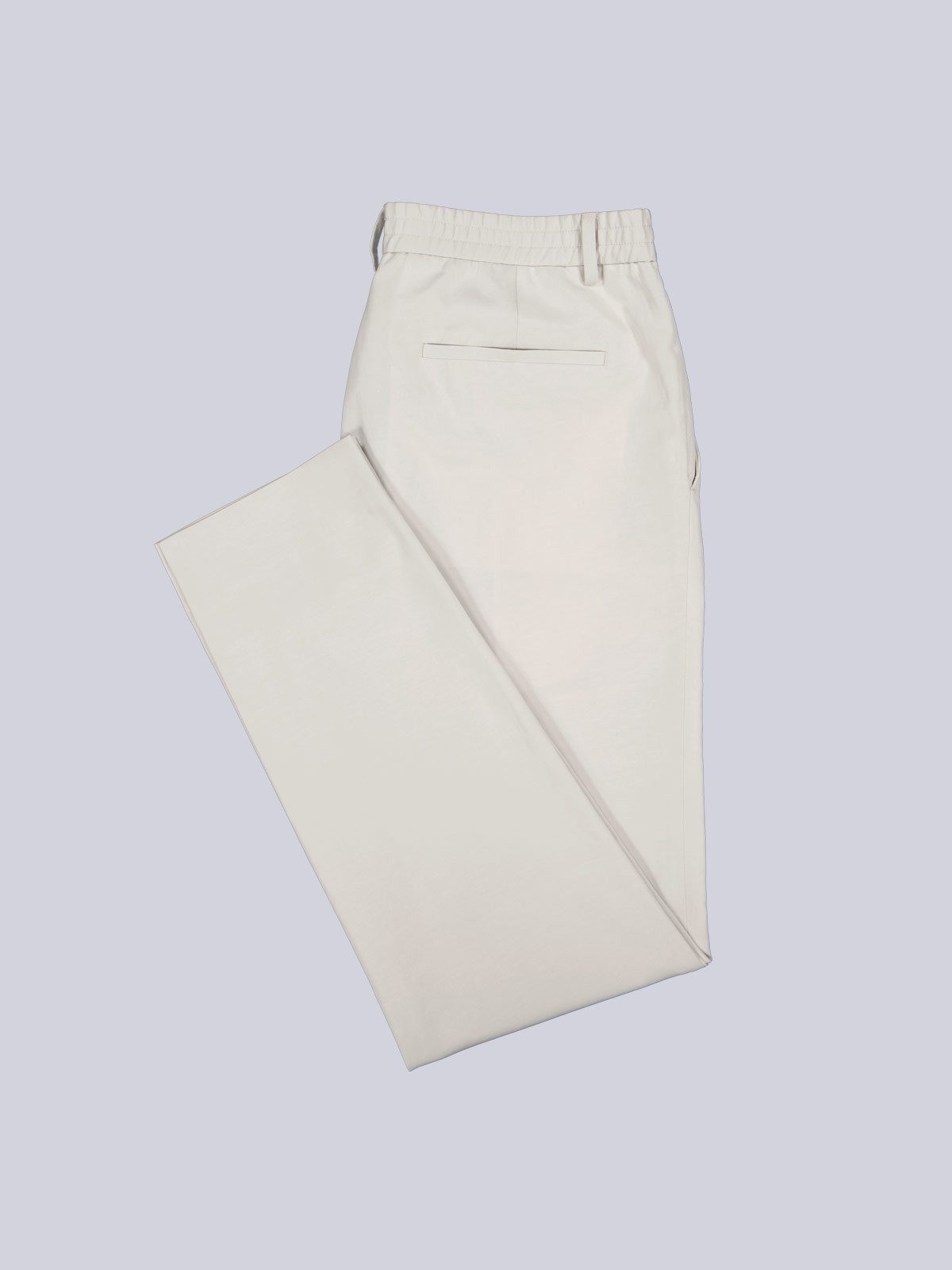 Anzughose Herren Anzug-Hose aus Leinenmischqualität, Naturweiss