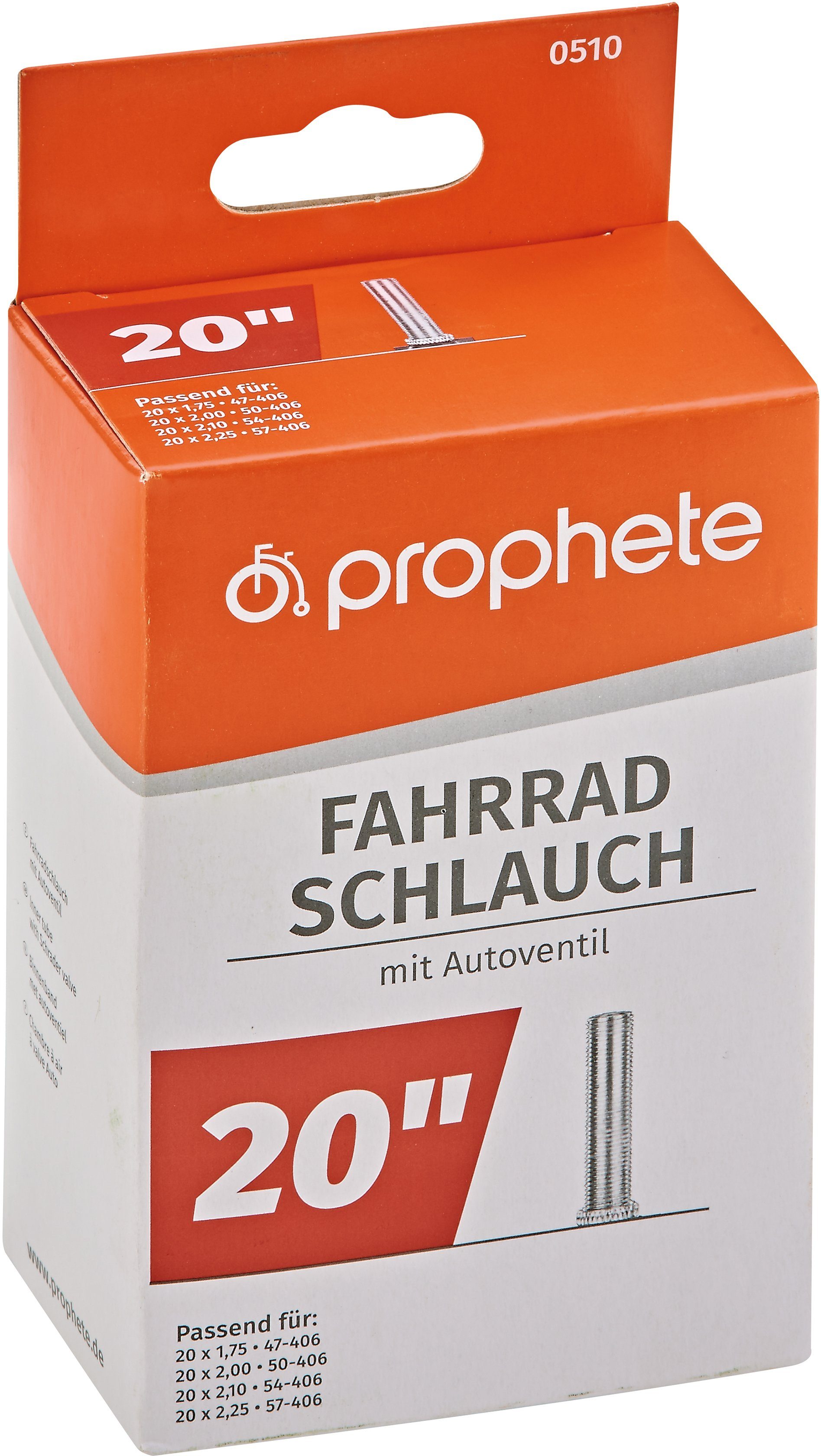 Prophete Fahrradschlauch Fahrradschlauch, (50,80 20 cm) Zoll