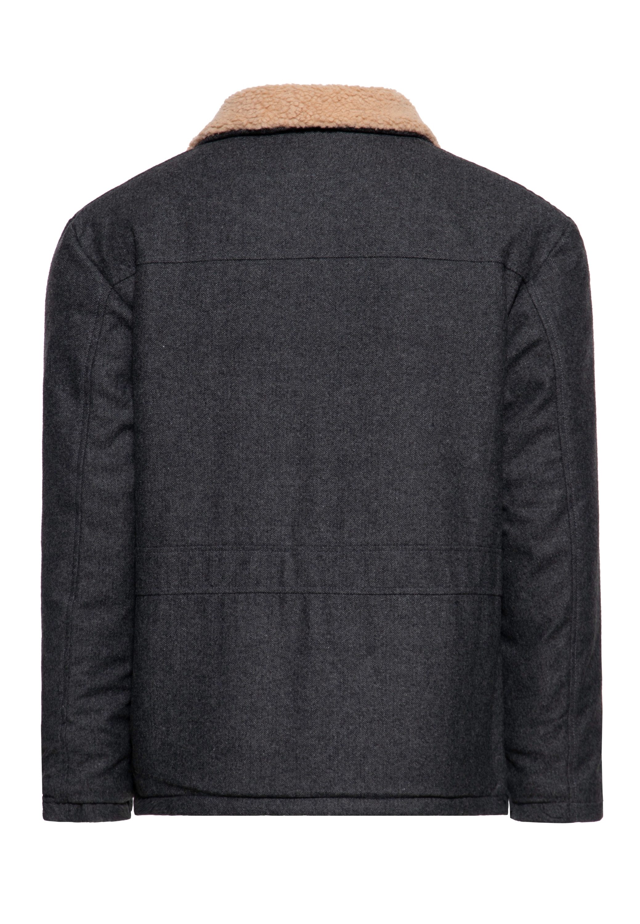 KingKerosin Winterjacke (1-St) mit Fischgrat
