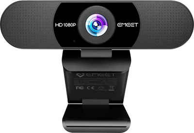 eMeet »C960 HD Webcam mit 2 KI Array Mikrofonen« Camcorder (Full HD)