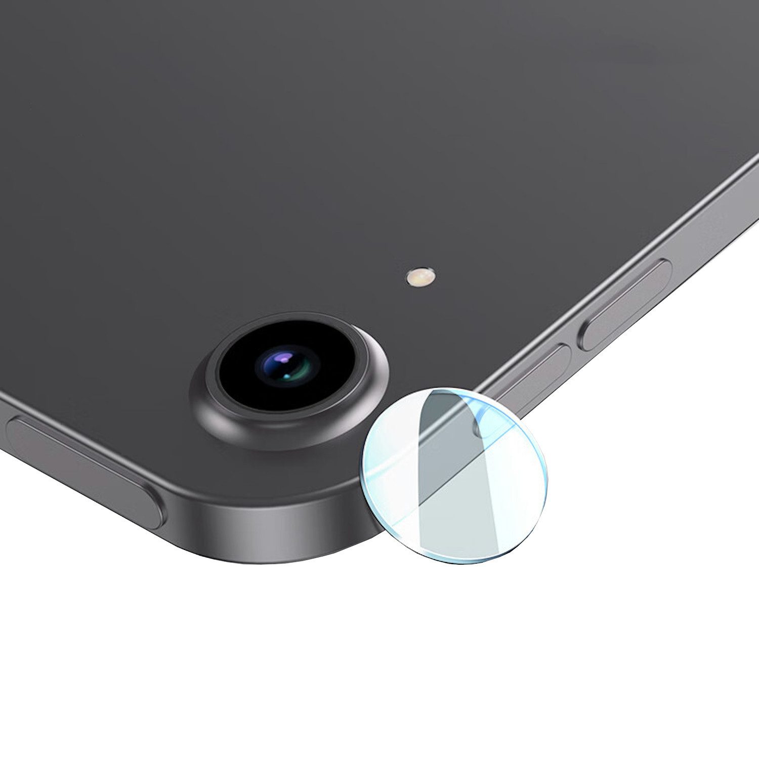 Wigento Kameraschutzglas Kamera für Apple iPad Air 13 2026 / 2025 / 2024 dünn hart für Apple iPad Air 13 2026 / 2025 / 2024, robust und kratzfest