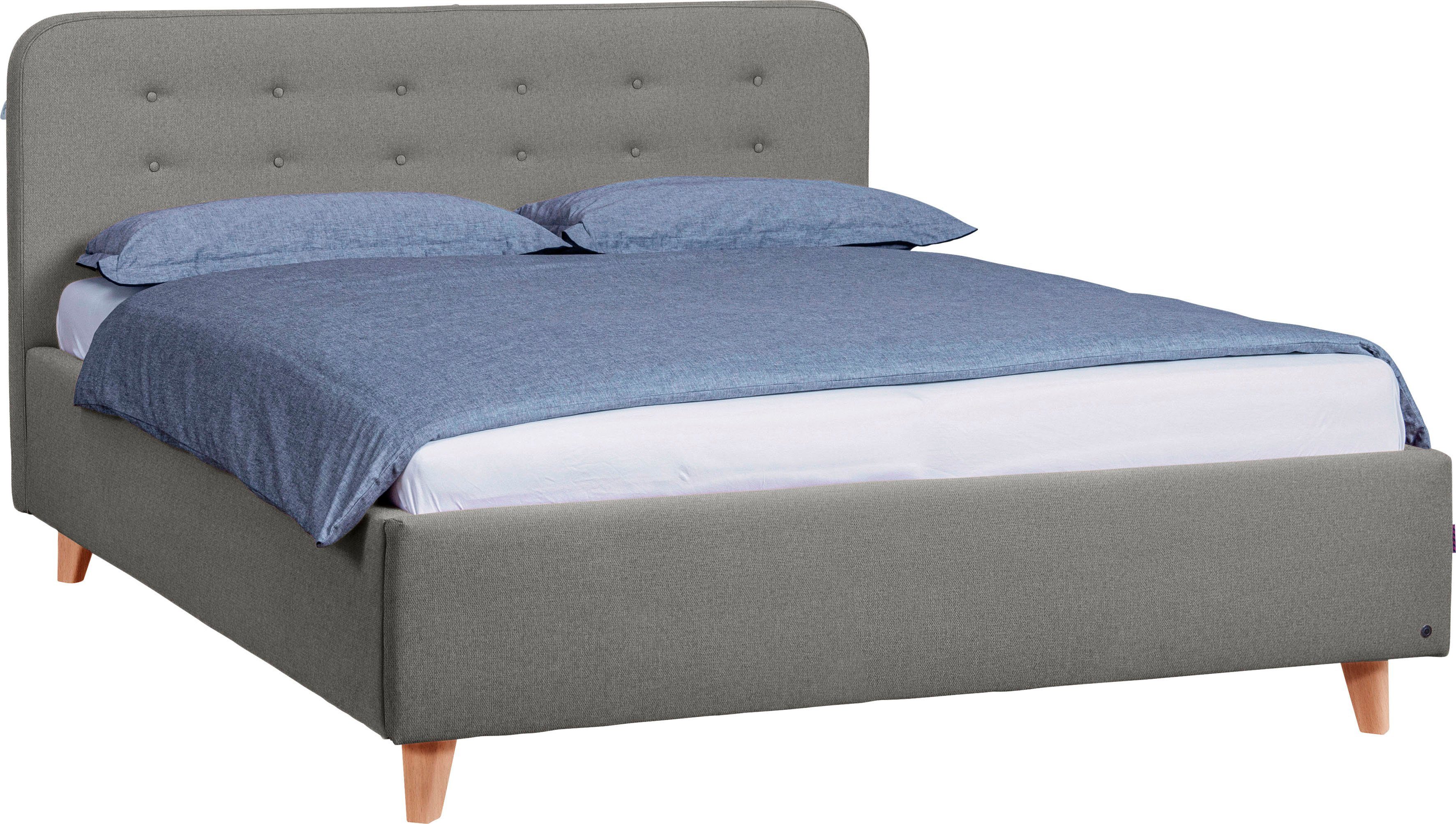 TOM TAILOR HOME Polsterbett NORDIC BED, mit Knopfheftung im Kopfteil, Füße Buche natur. € 1.392,00