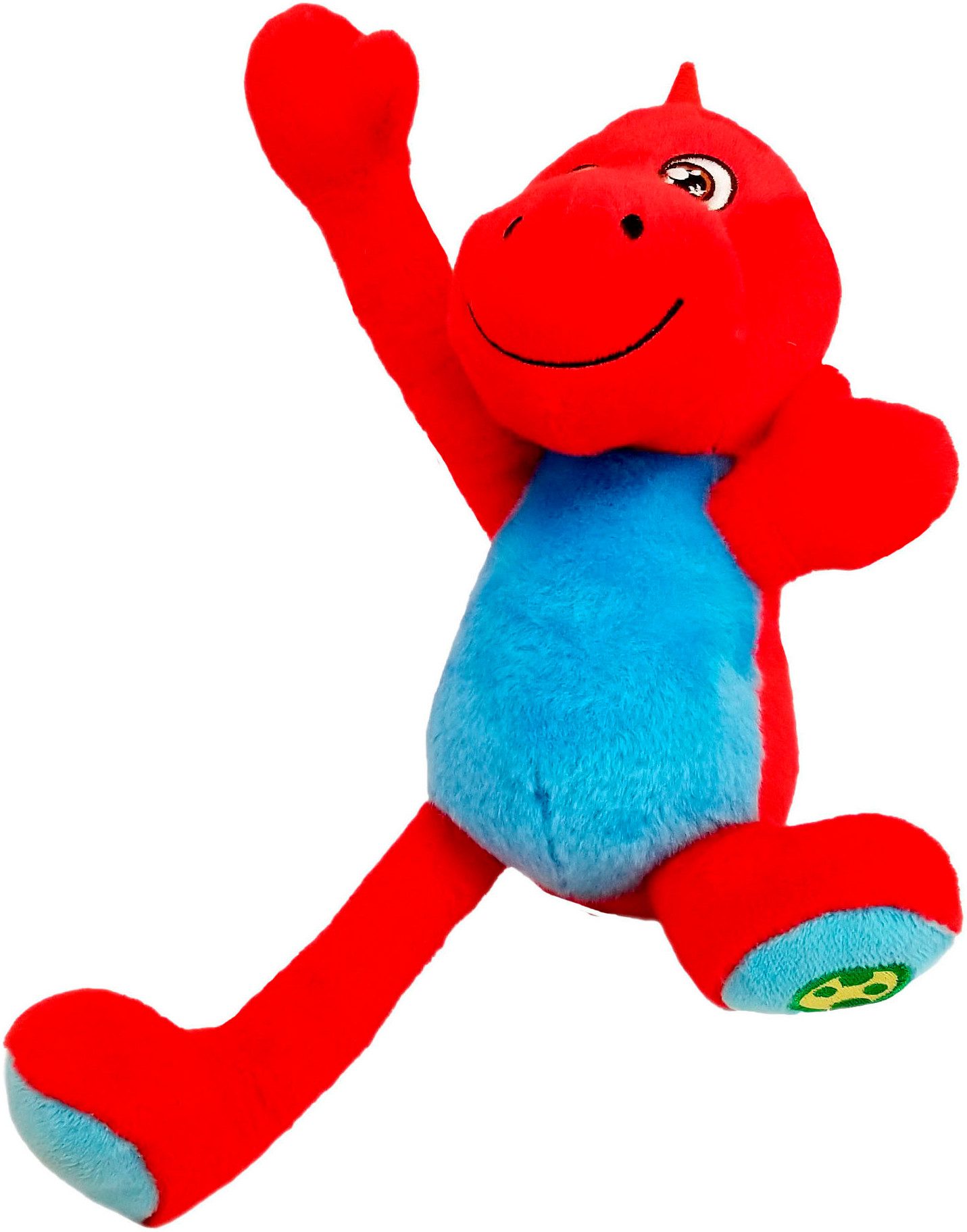 Heinrich Bauer Kuscheltier Stretch Buddies Dino, 25 cm, mit Stickereien