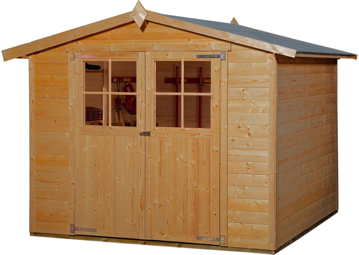 weka Gartenhaus Nr. 316, Größe 4, BxT: 290x273 cm, inklusive Fussboden