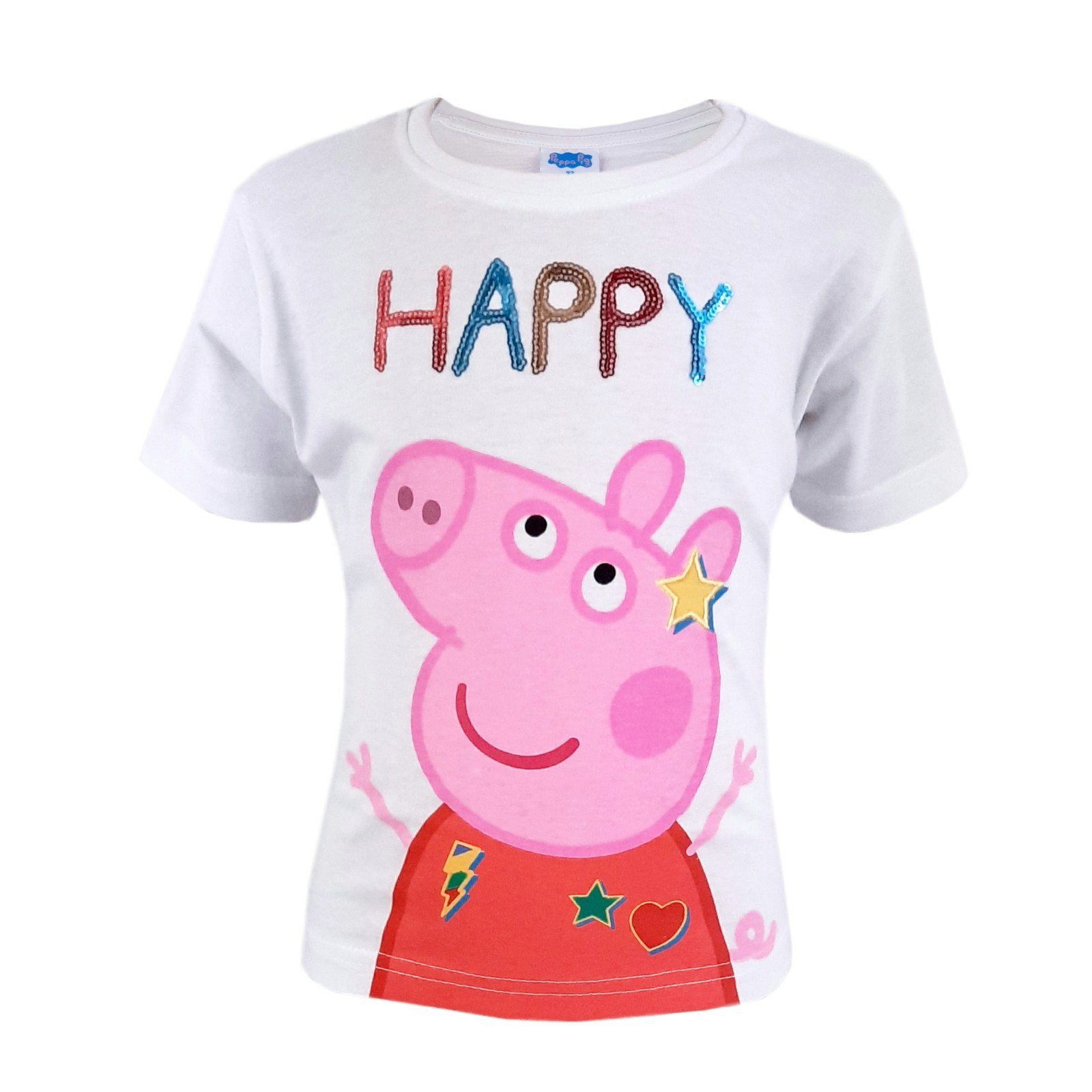 Peppa Pig T-Shirt Peppa Wutz Baby Kinder Shirt Gr. 92 bis 116, 100%  Baumwolle