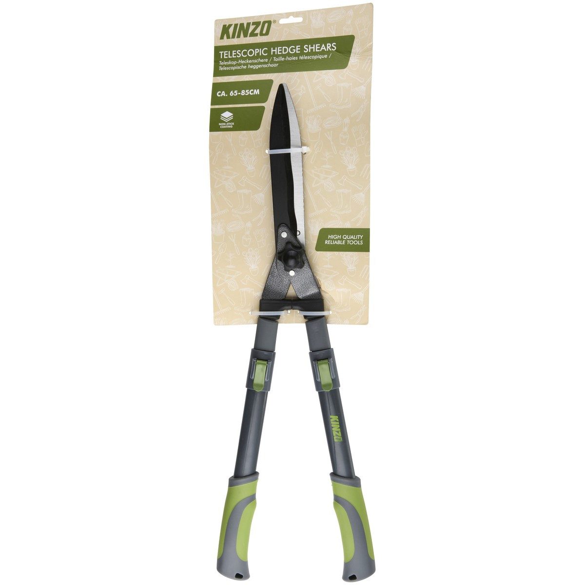 Kinzo Heckenschere Kinzo Teleskop-Heckenschere 65-85 cm
