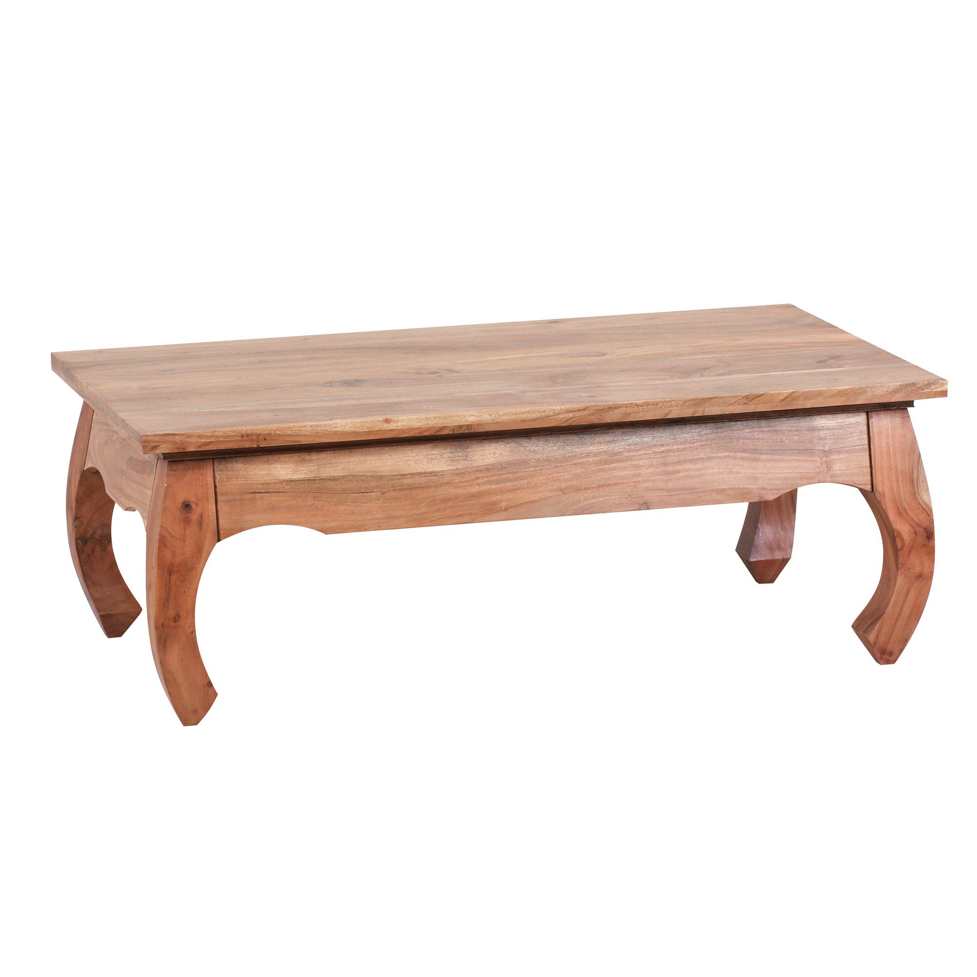 FINEBUY Couchtisch SuVa2395_1 (Akazie Massivholz, 110x60x40 günstig online kaufen