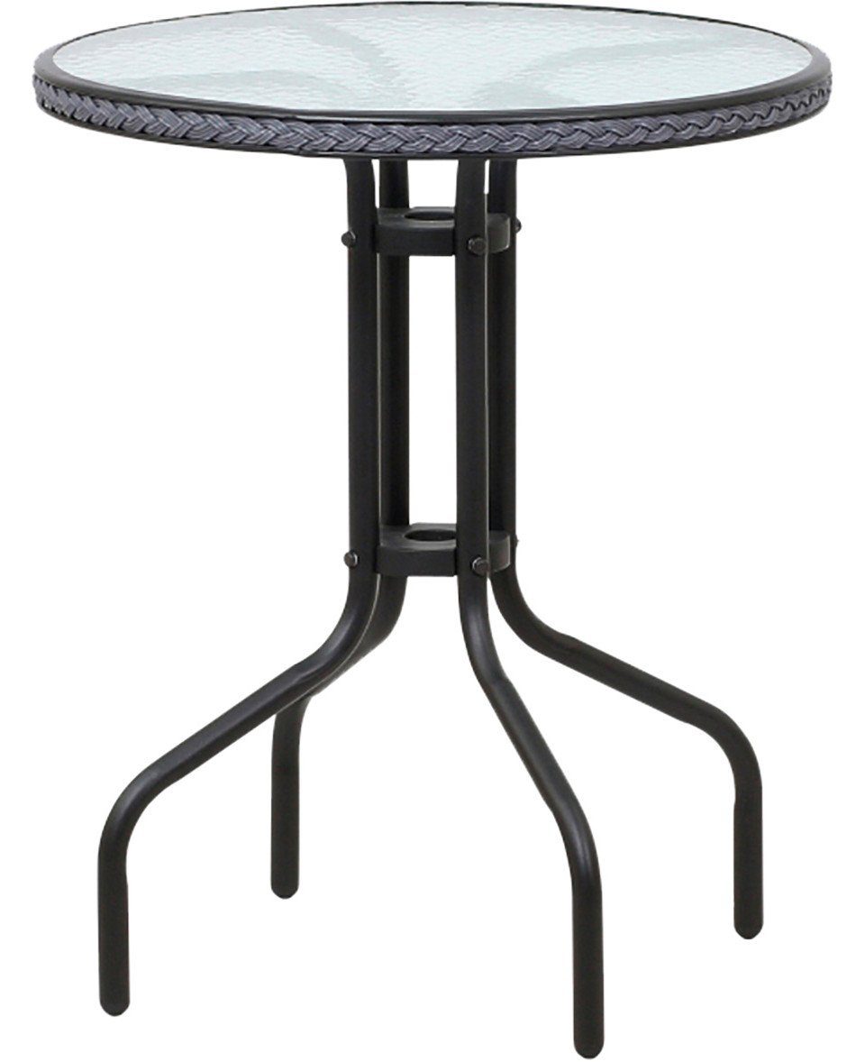 Trend Line Gartentisch TrendLine Tisch Venezia Ø 60 cm, Höhe70 cm, rund